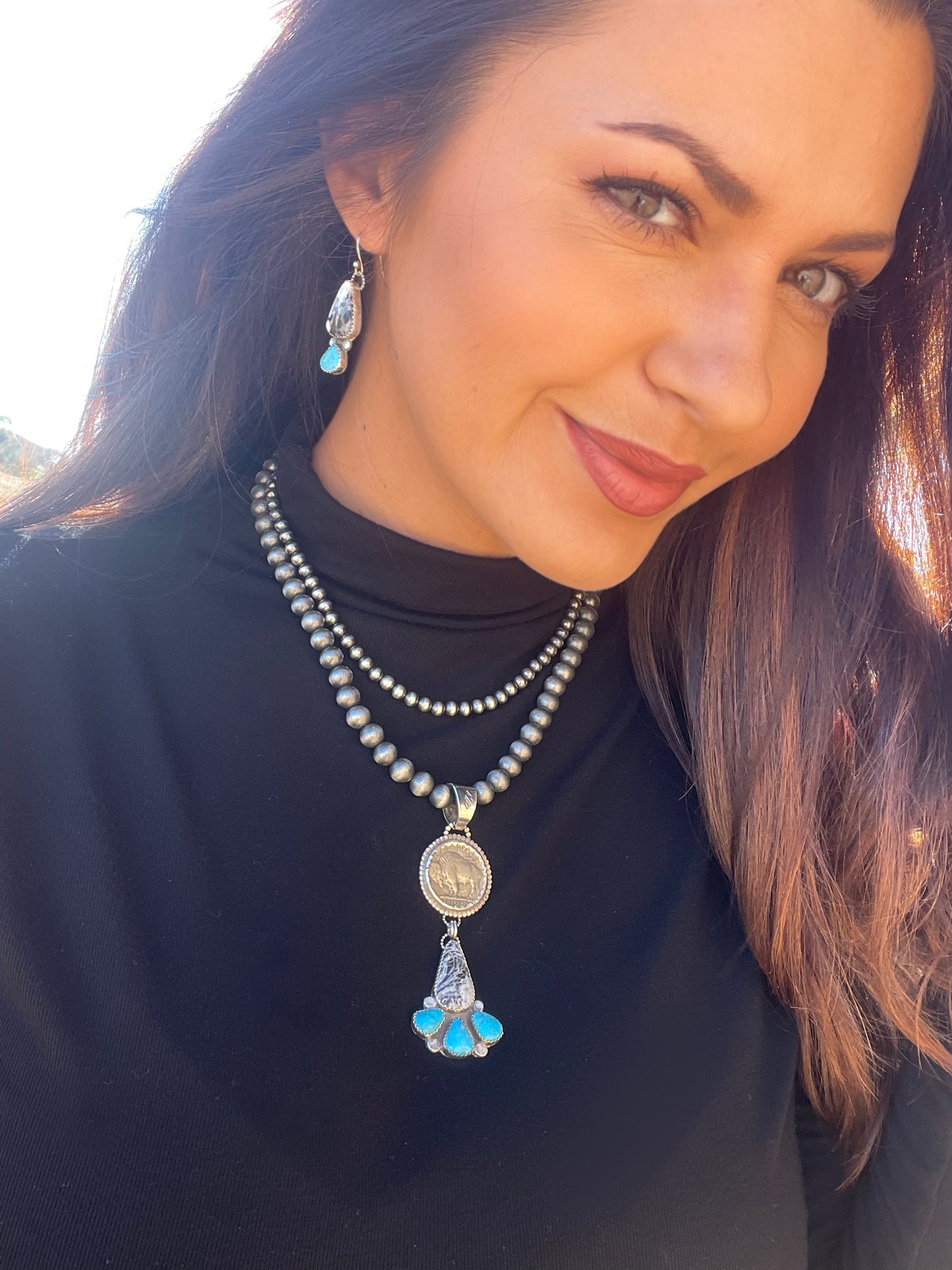 Buffalo Nickel Necklace Sets