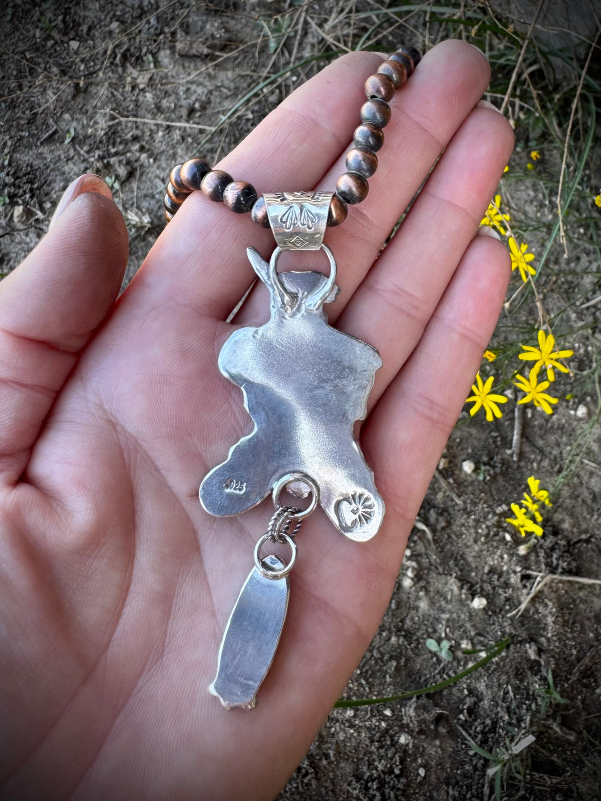 End of the Trail Pendant with Bisbee