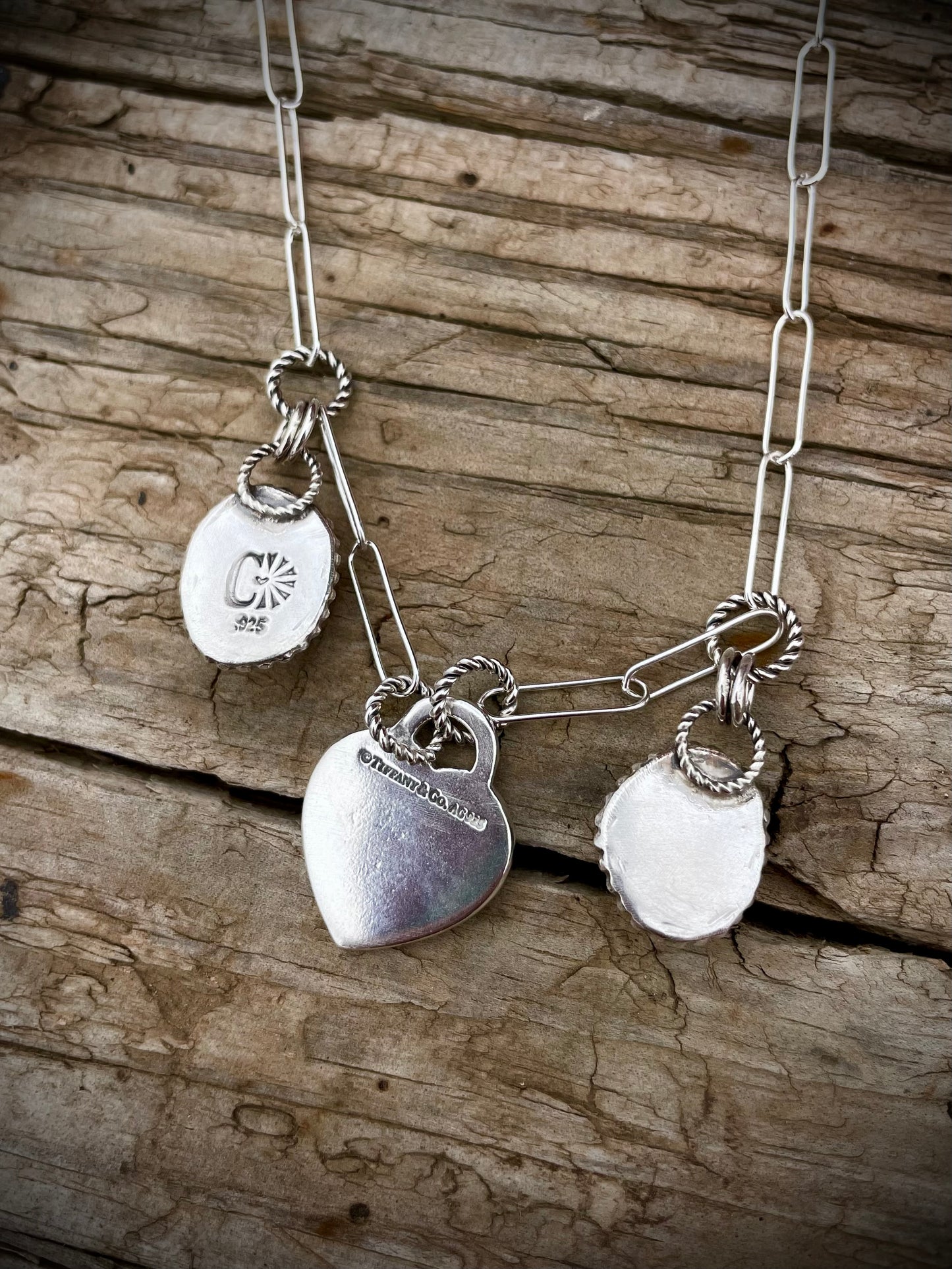 Tiffany Charm Necklace With Golden Hills