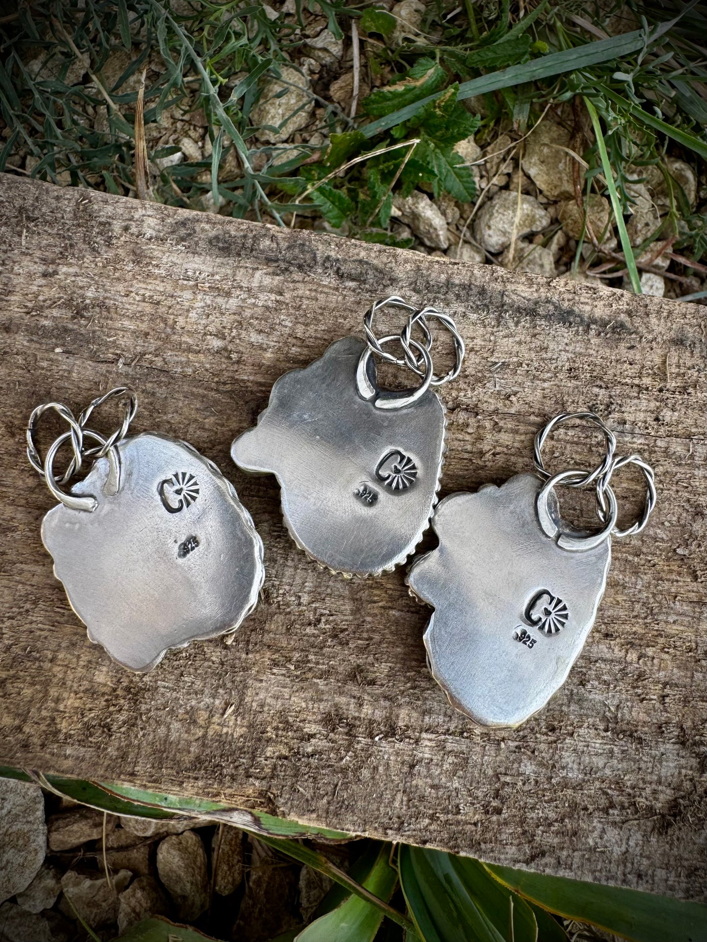 Leopard Jasper Pendants