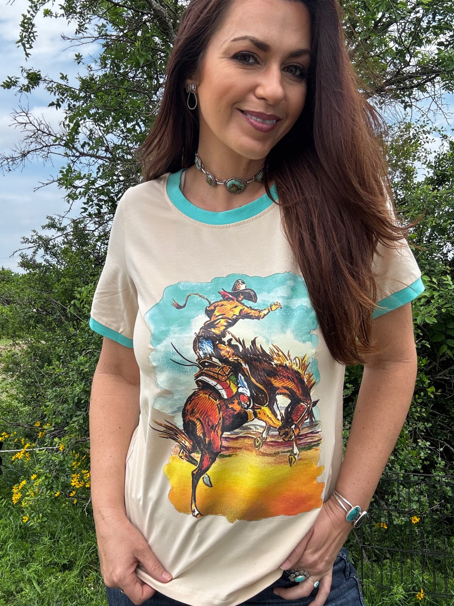 Last Wild Ride Ringer Tee