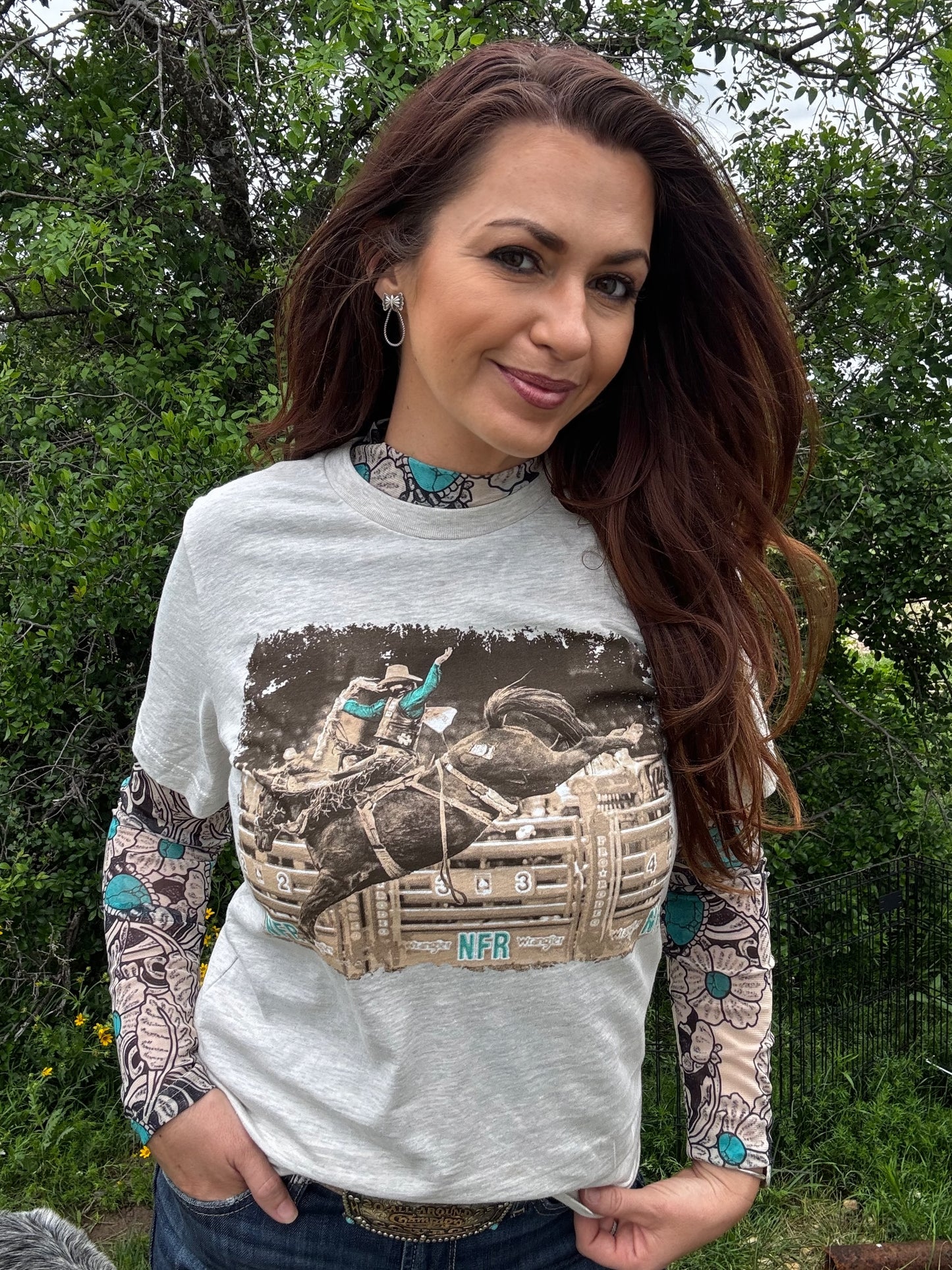 Tattoos On This Town Mesh Top