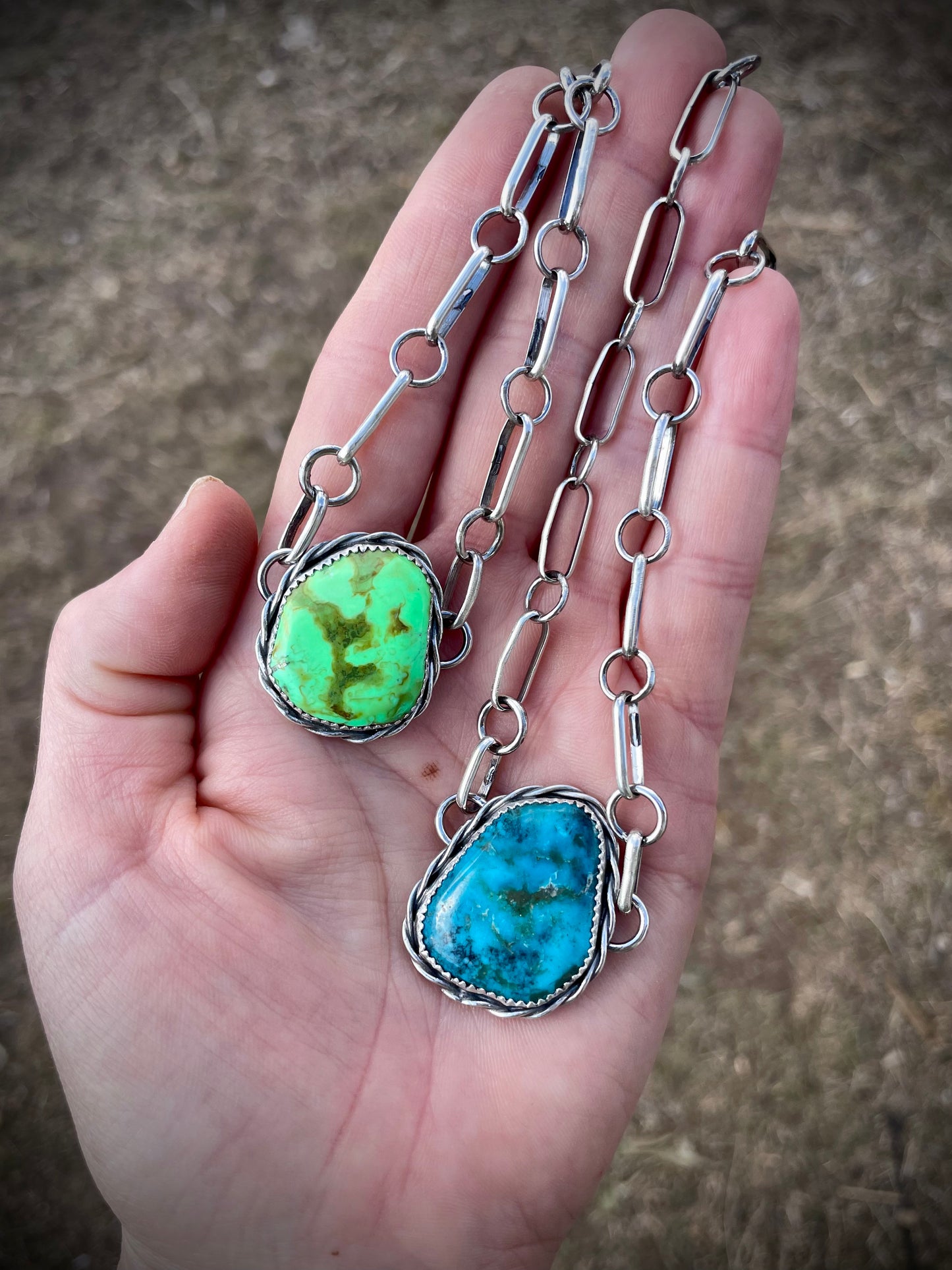 Chunky Single Stone Chokers