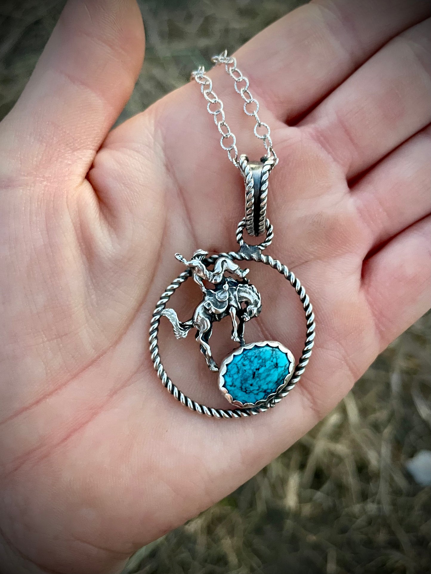 Buckaroo Hoop Necklace