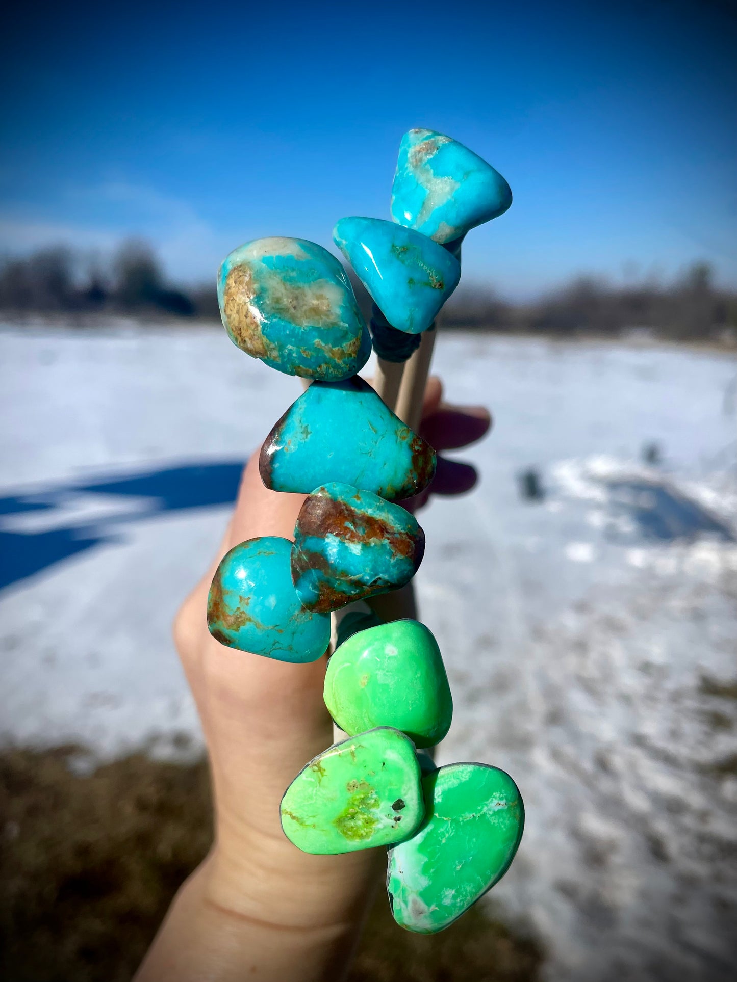 Chunky 3 Stone Lariats