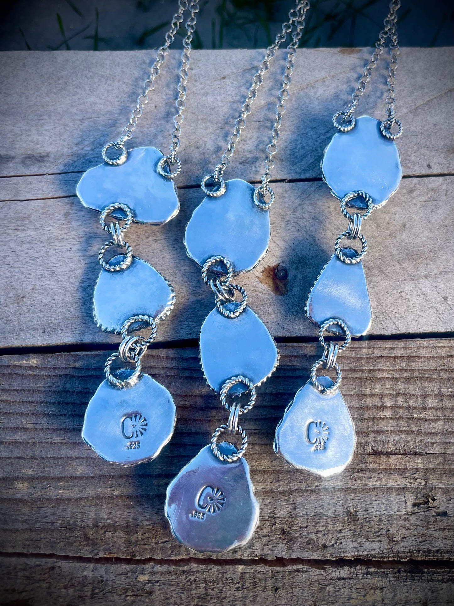 Chunky 3 Stone Lariats