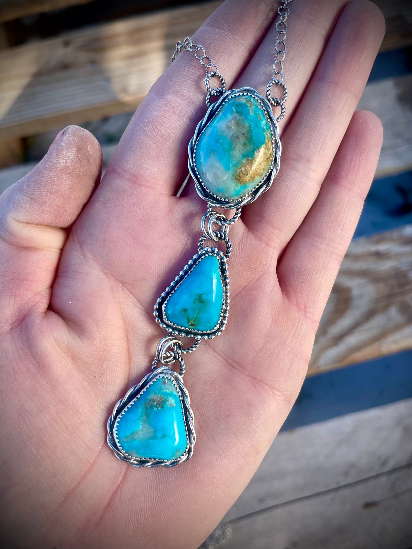 Chunky 3 Stone Lariats