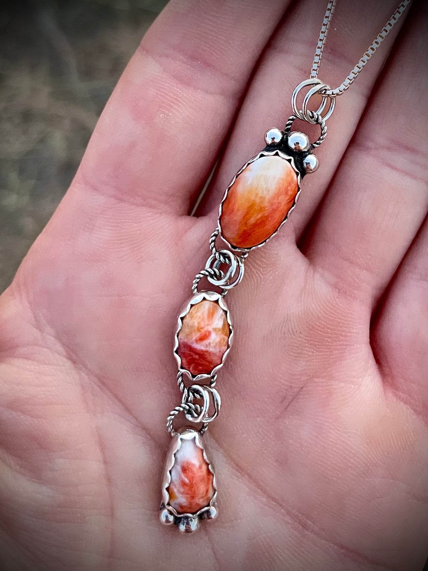 Dainty Spiny Lariat Necklace