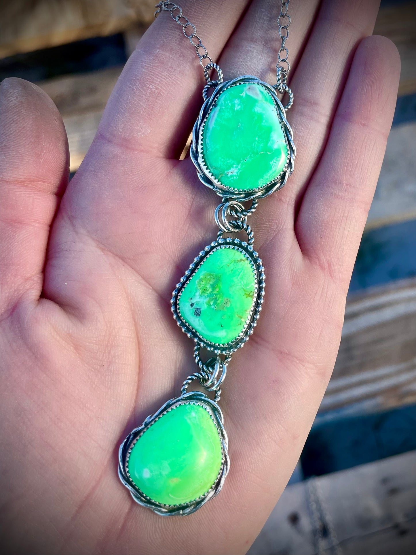 Chunky 3 Stone Lariats