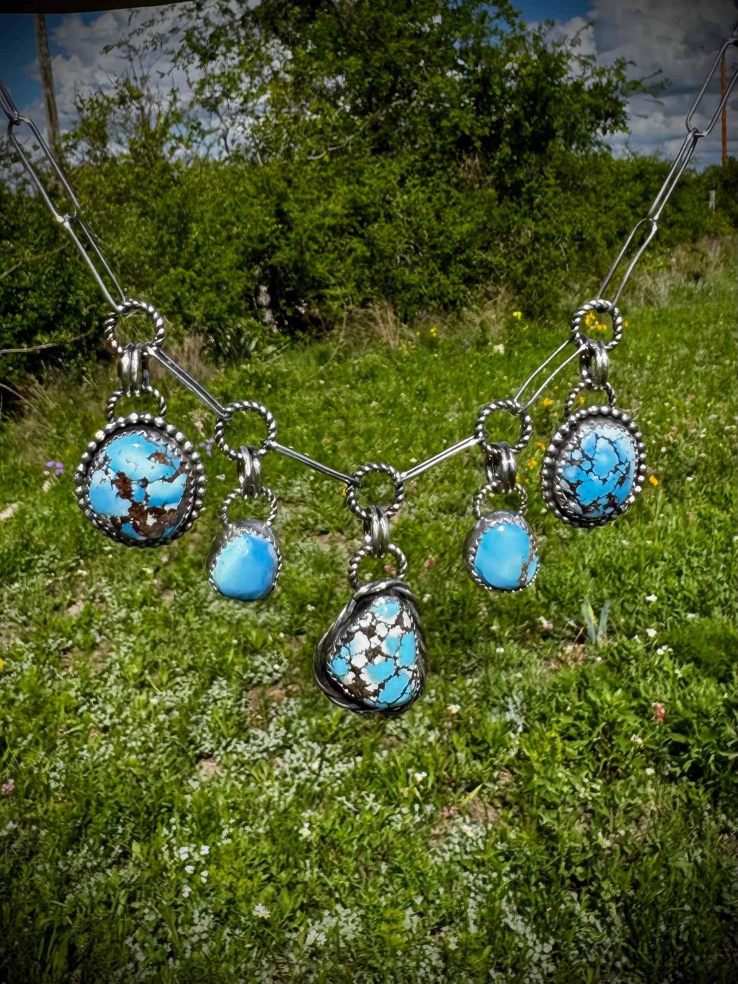 Golden Hills Charm Necklace