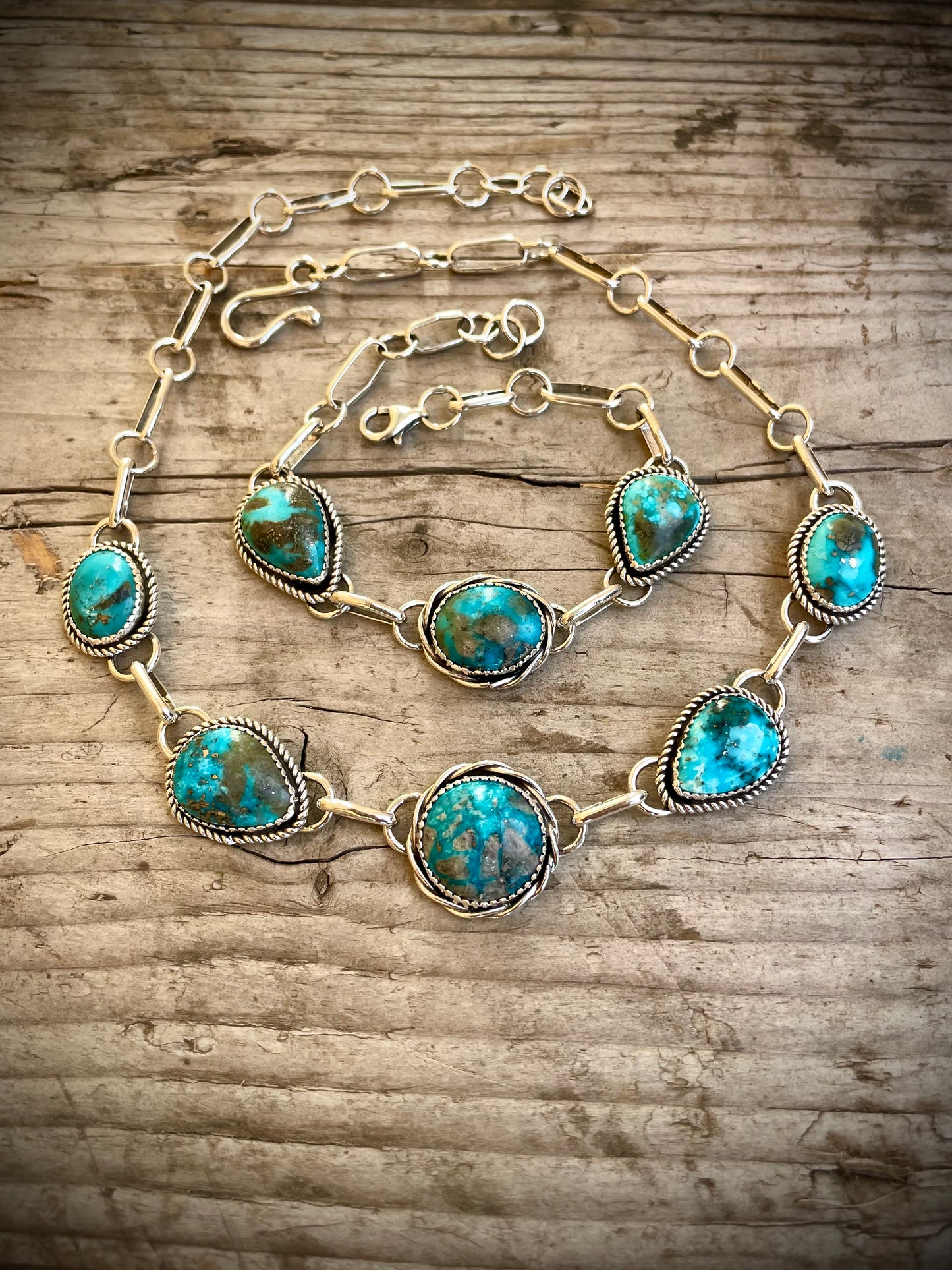 Morenci Choker and Bracelet