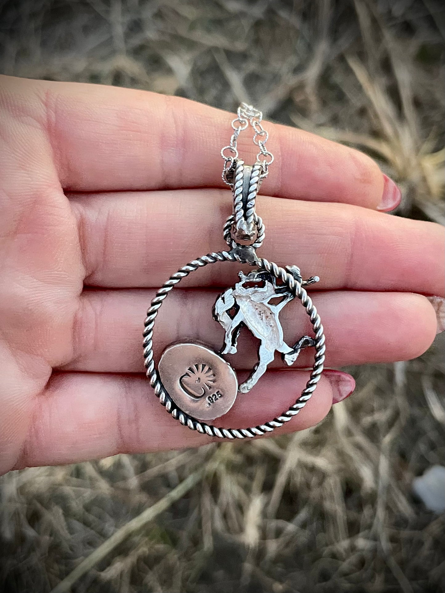 Buckaroo Hoop Necklace