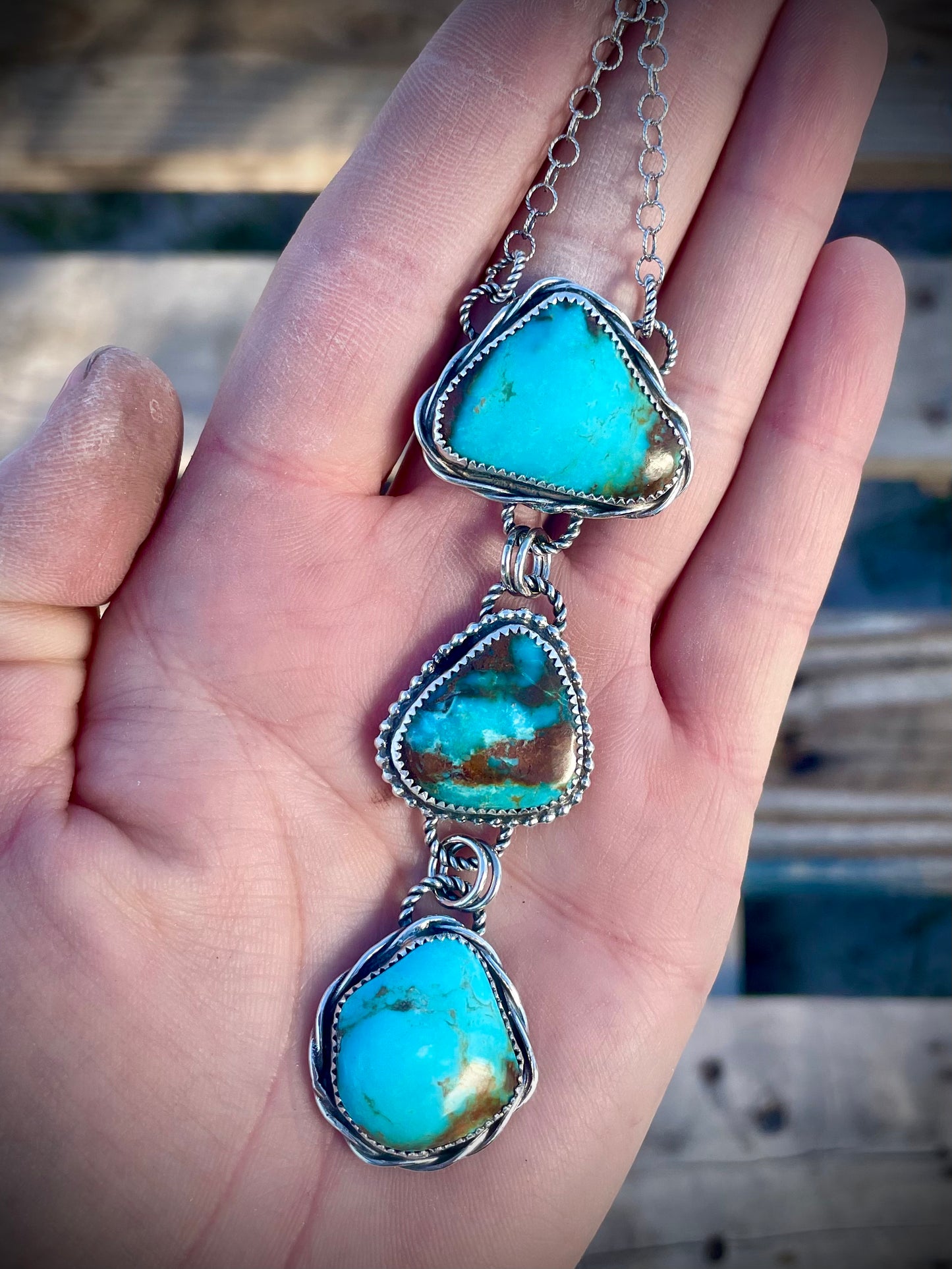 Chunky 3 Stone Lariats