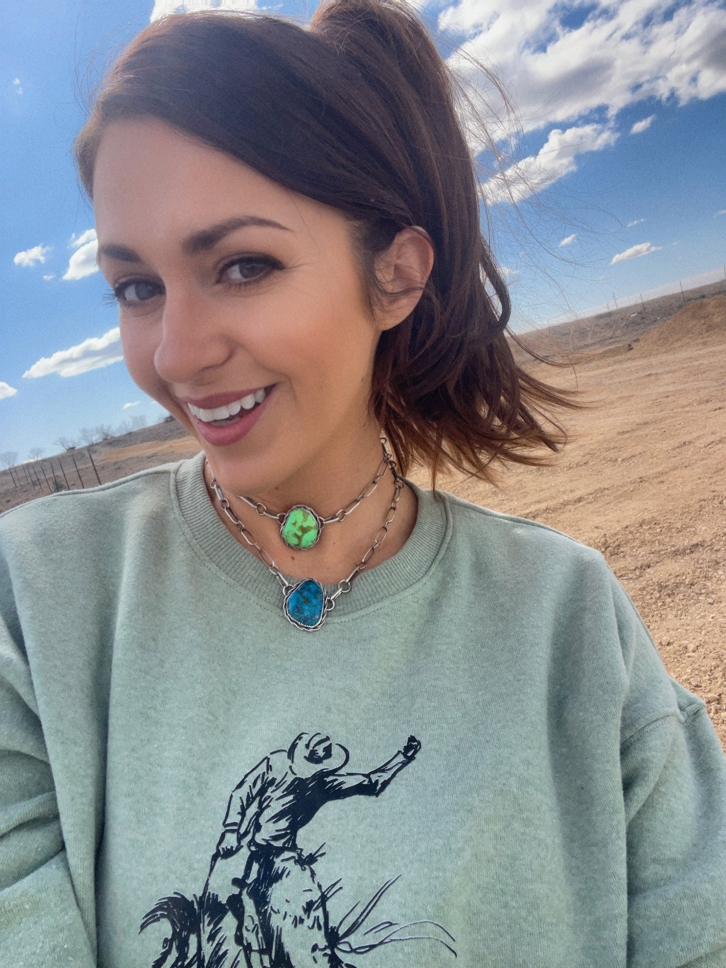 Chunky Single Stone Chokers