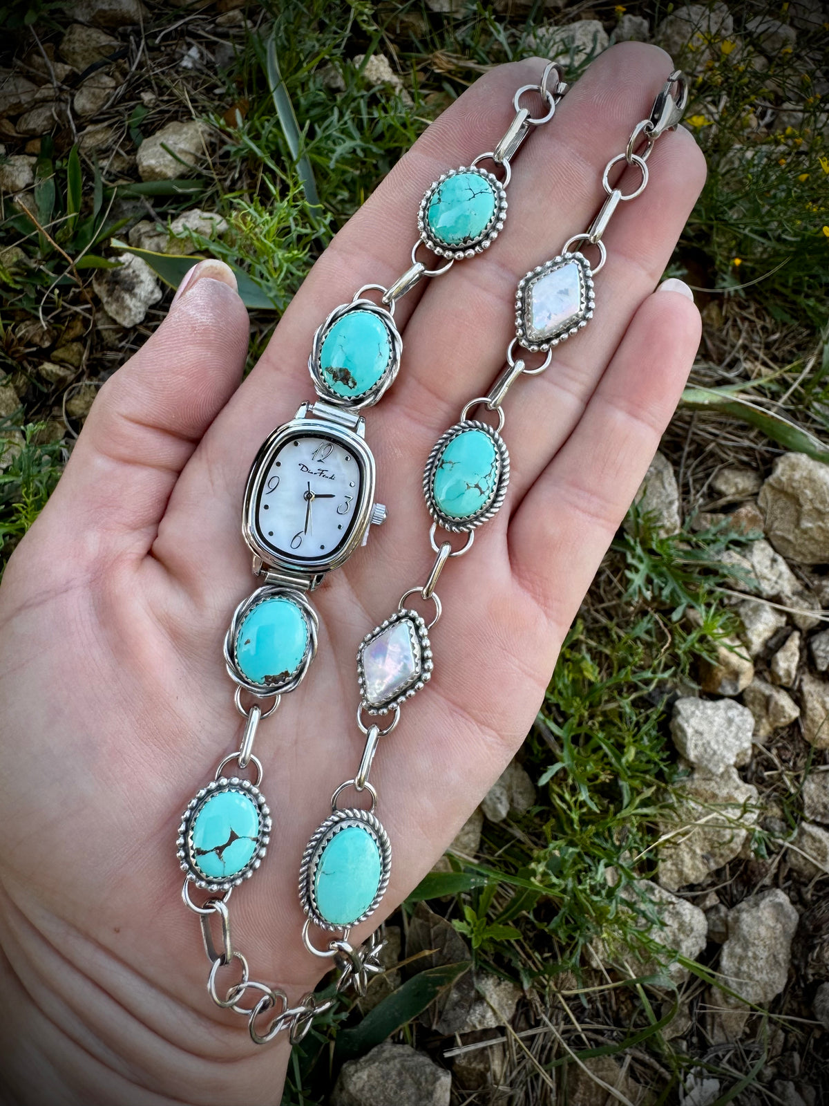 Bisbee with Fresh Water Pearl Watch and Bracelet