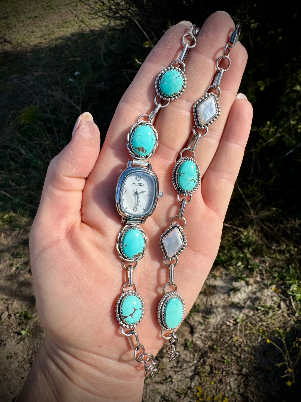 Bisbee with Fresh Water Pearl Watch and Bracelet