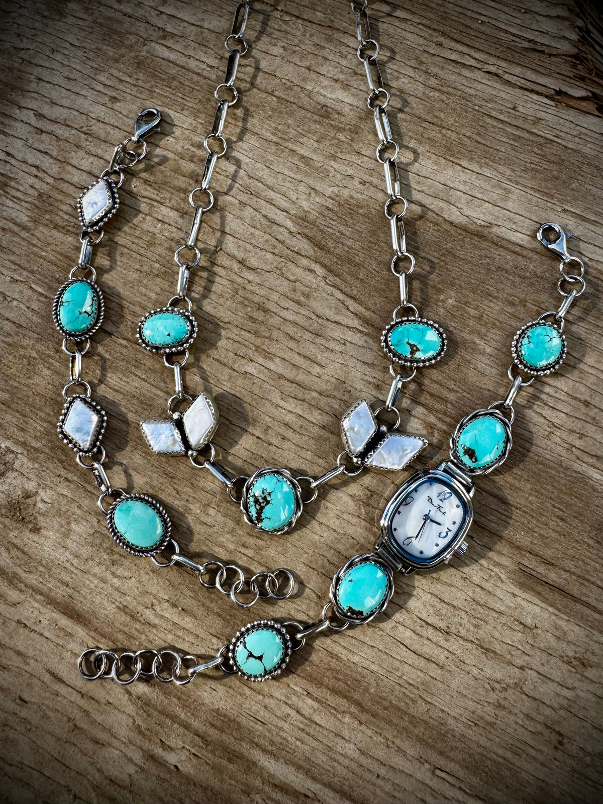 Bisbee with Fresh Water Pearl Watch and Bracelet