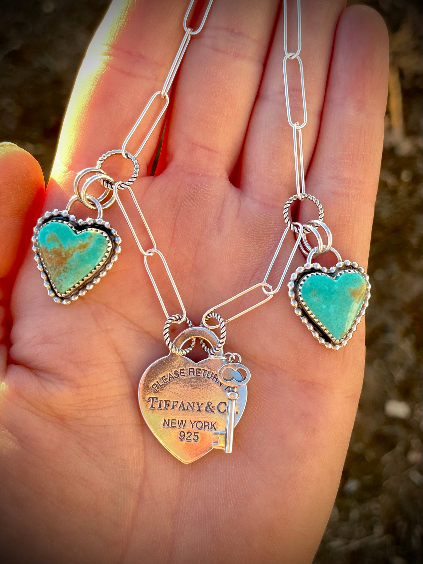 Tiffany & Kingman Upcycled Charm Necklace