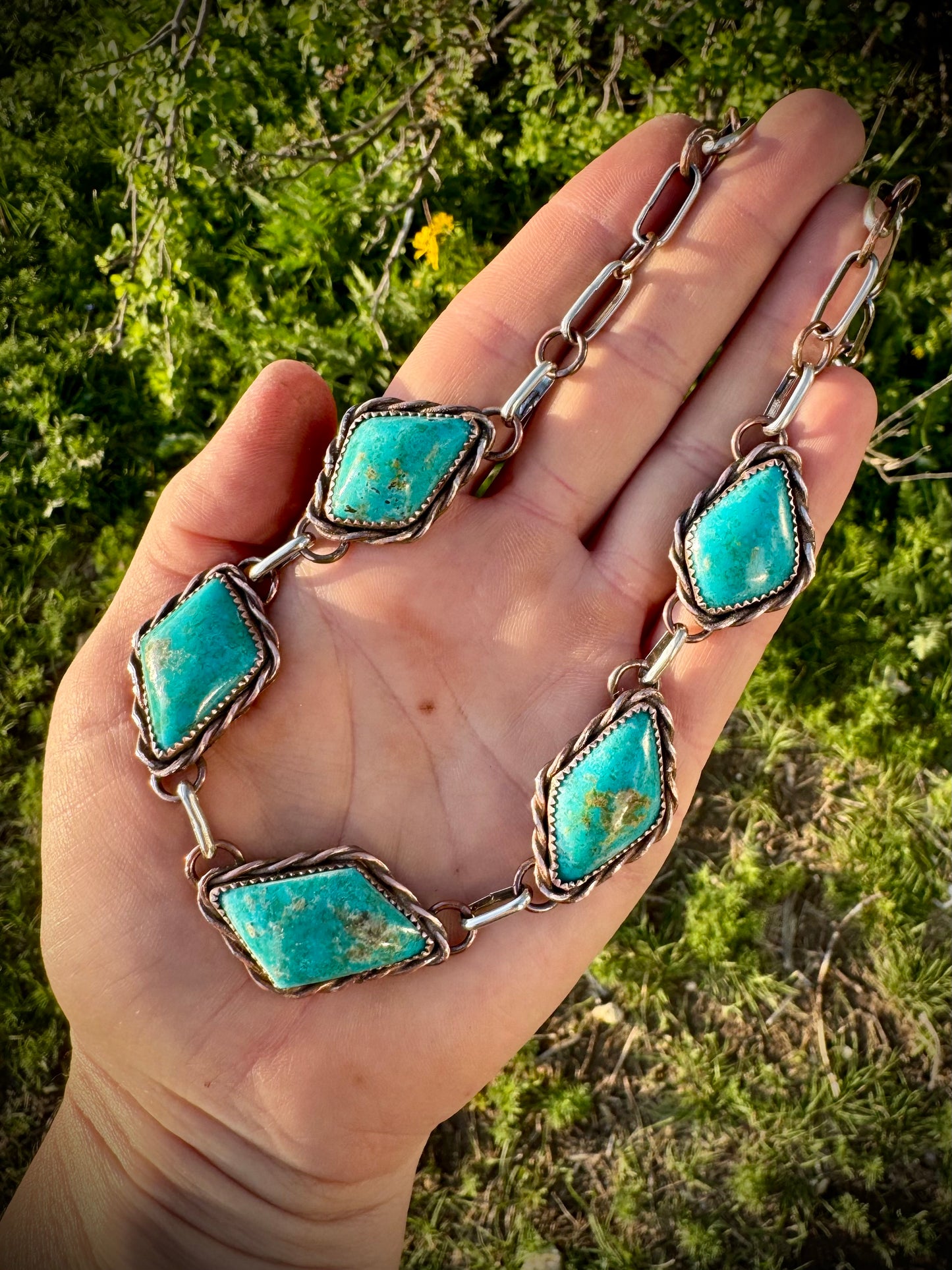 Copper & Kingman Choker Necklace