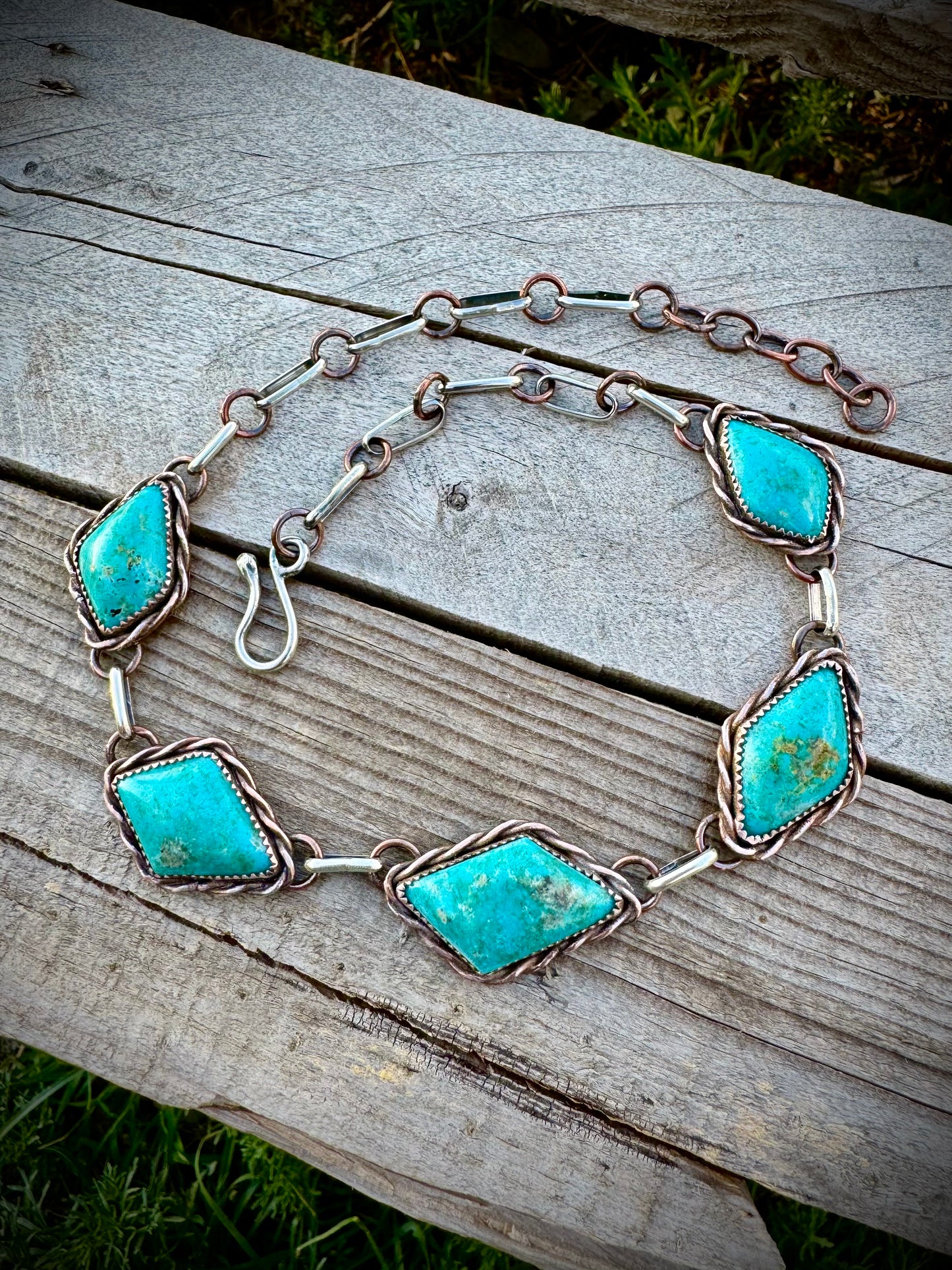 Copper & Kingman Choker Necklace