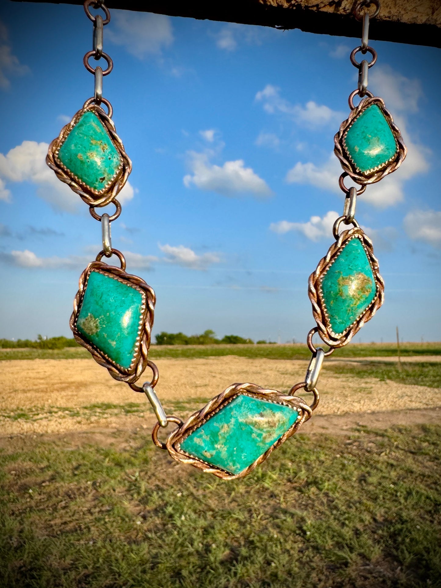 Copper & Kingman Choker Necklace