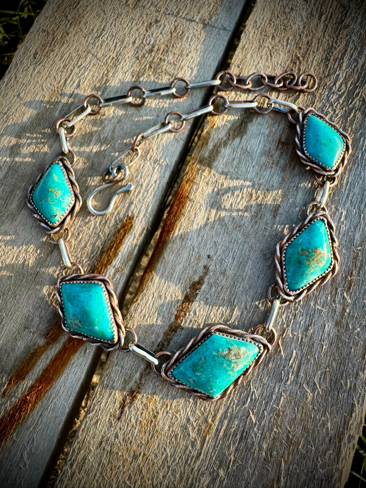 Copper & Kingman Choker Necklace
