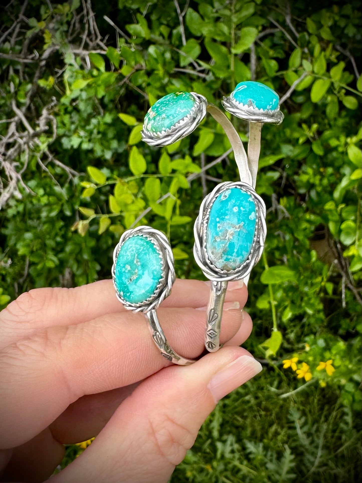 Reverse Stacker Cuff Bracelets