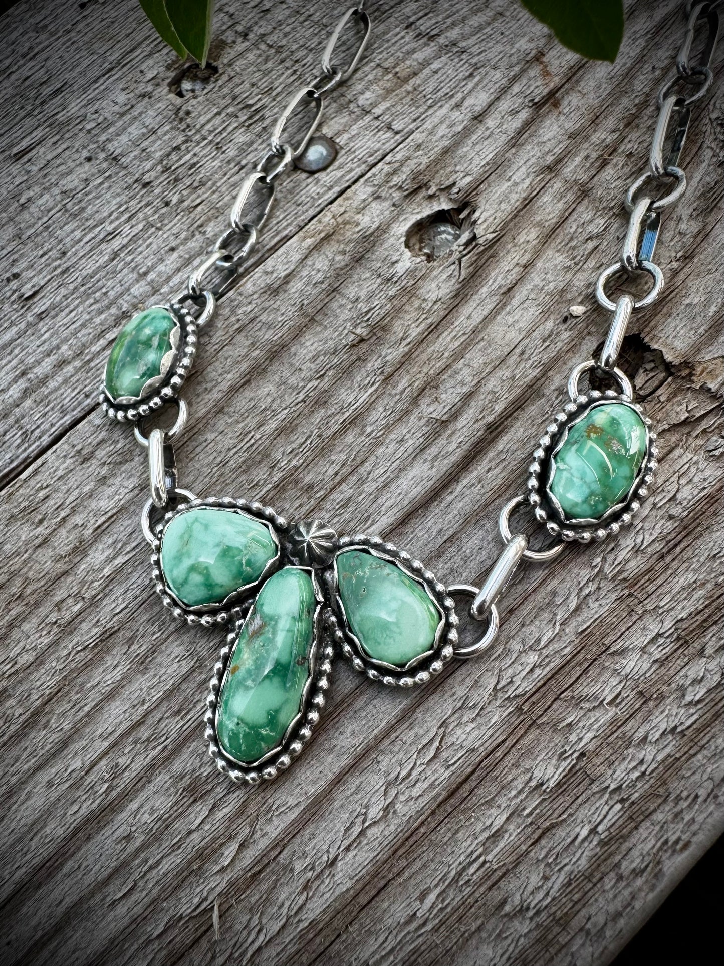 Emerald Valley Petal Choker Necklace