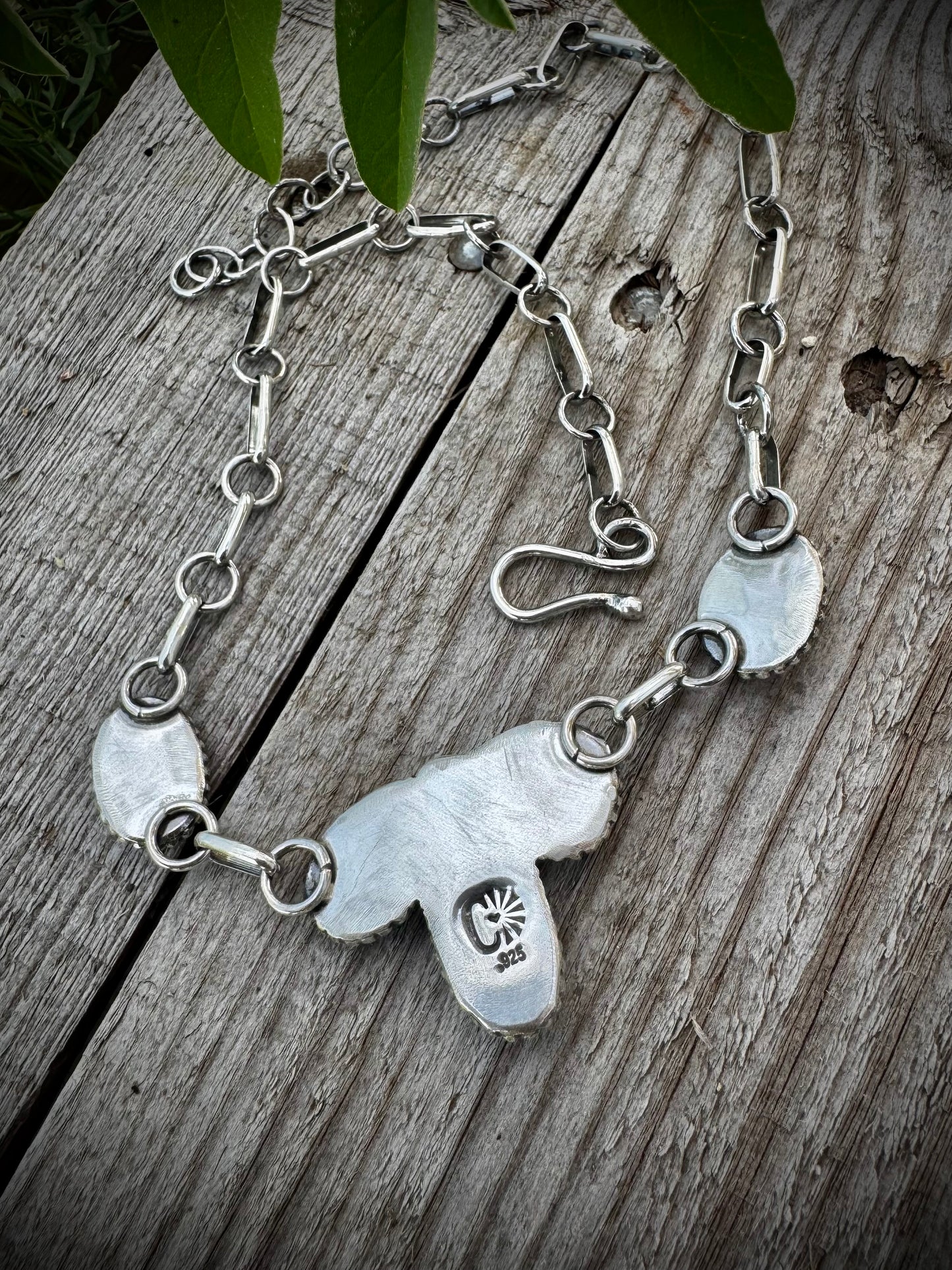 Emerald Valley Petal Choker Necklace