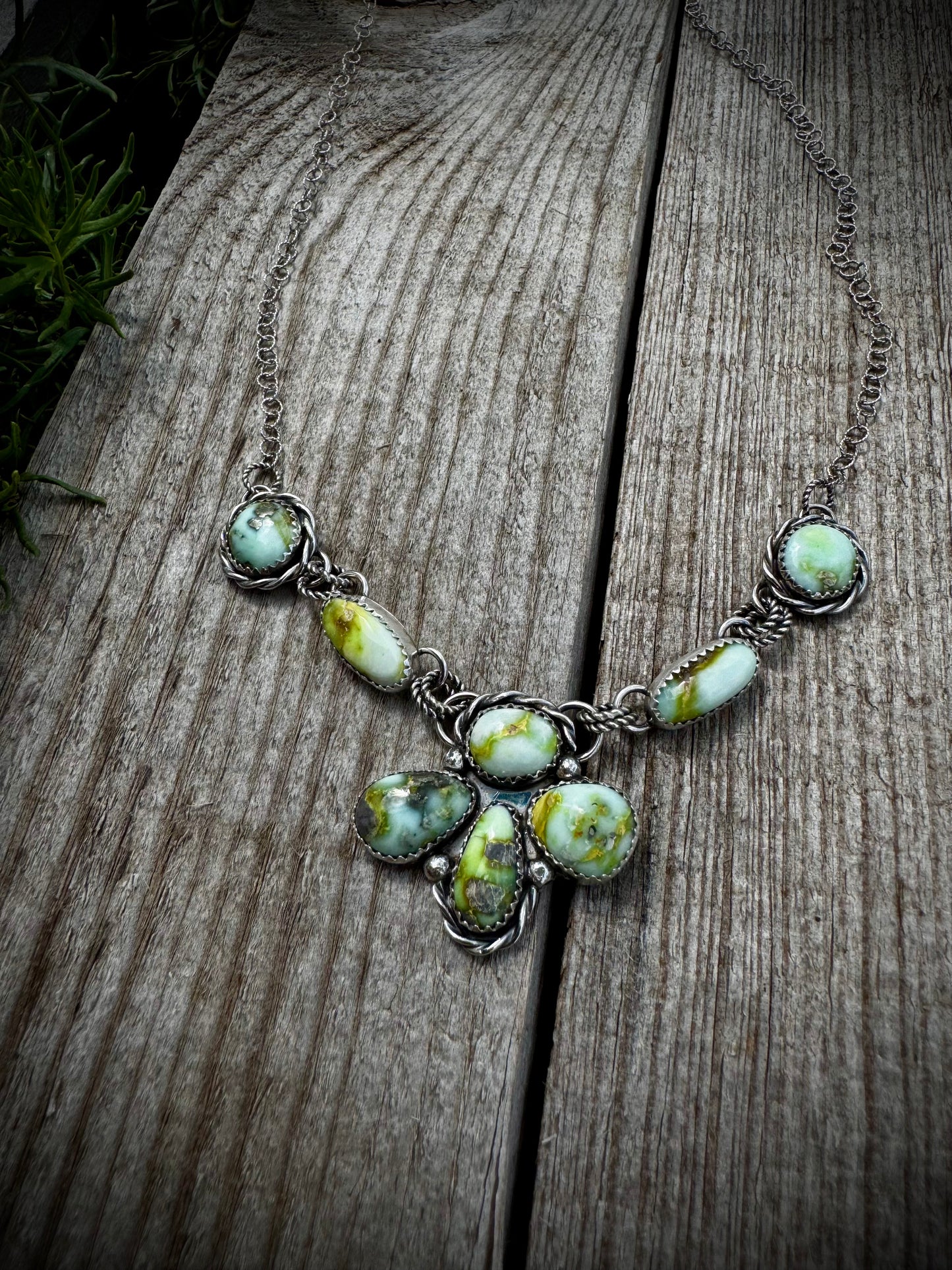 Palomino Dainty Cluster Necklace