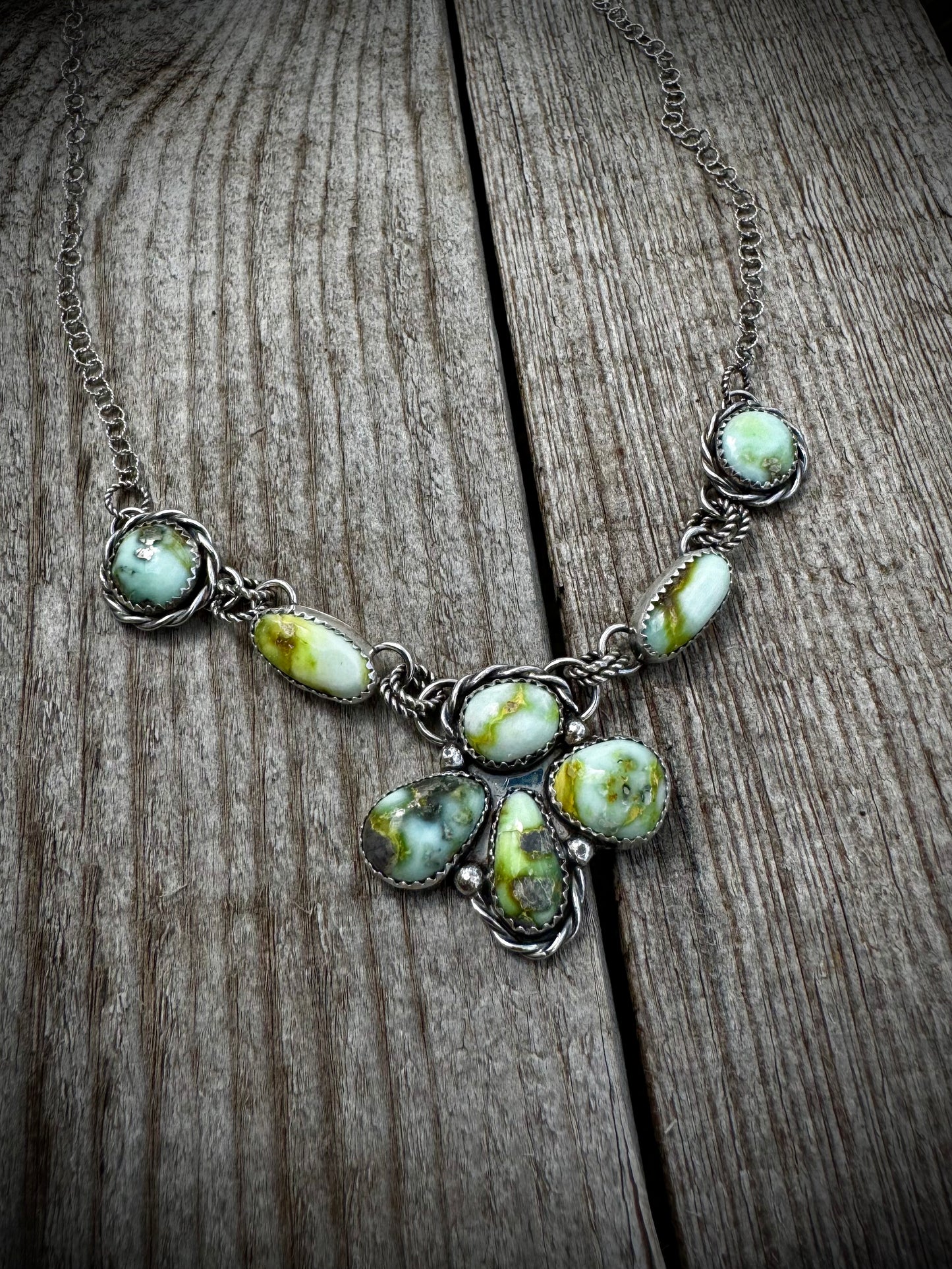 Palomino Dainty Cluster Necklace