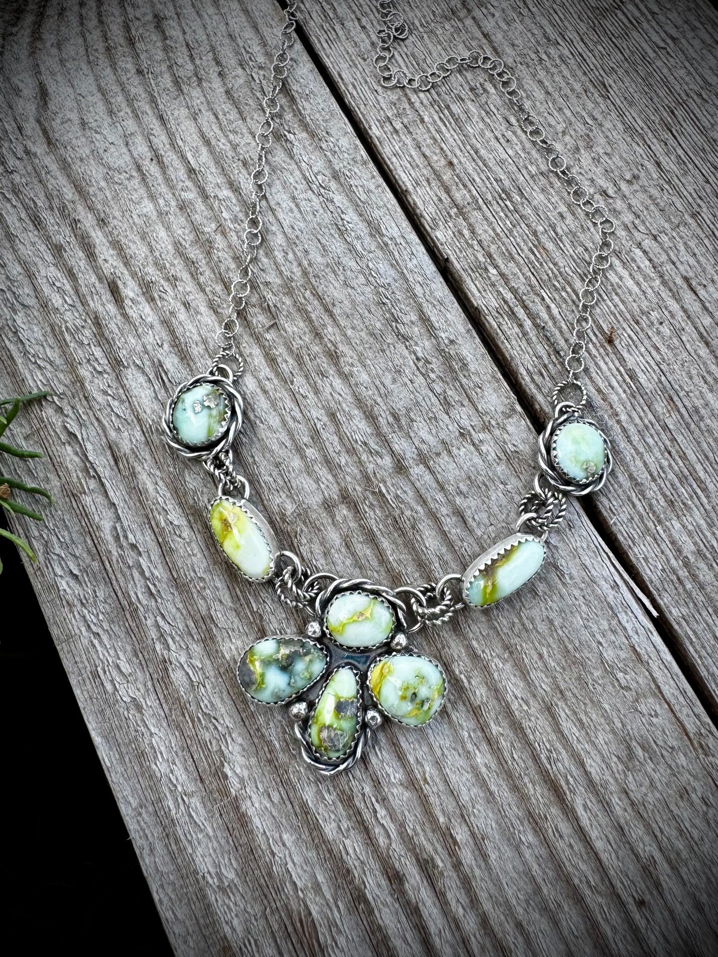 Palomino Dainty Cluster Necklace