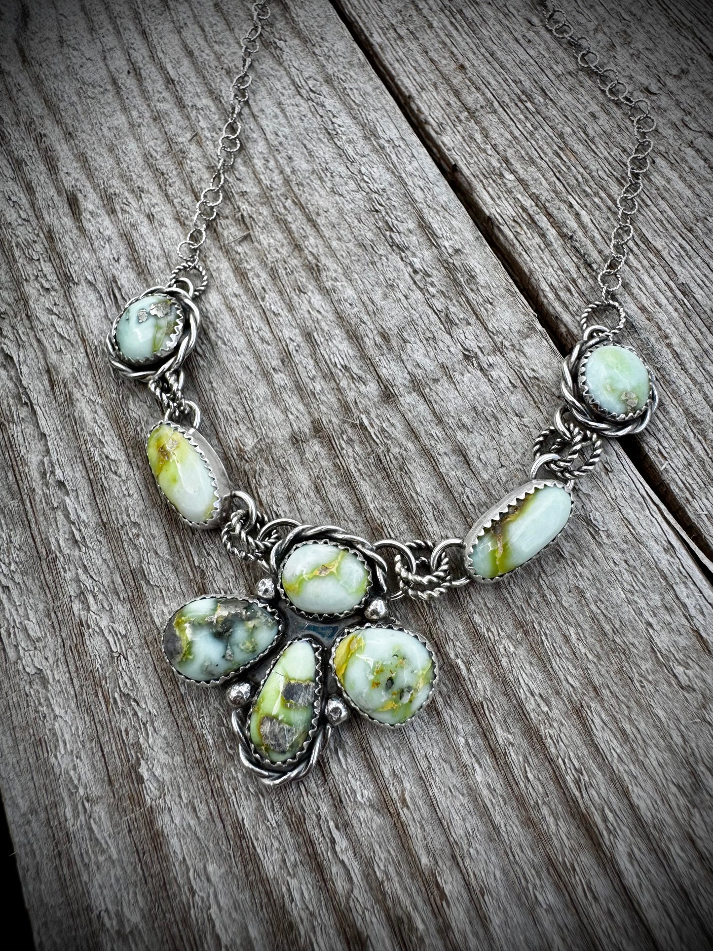 Palomino Dainty Cluster Necklace