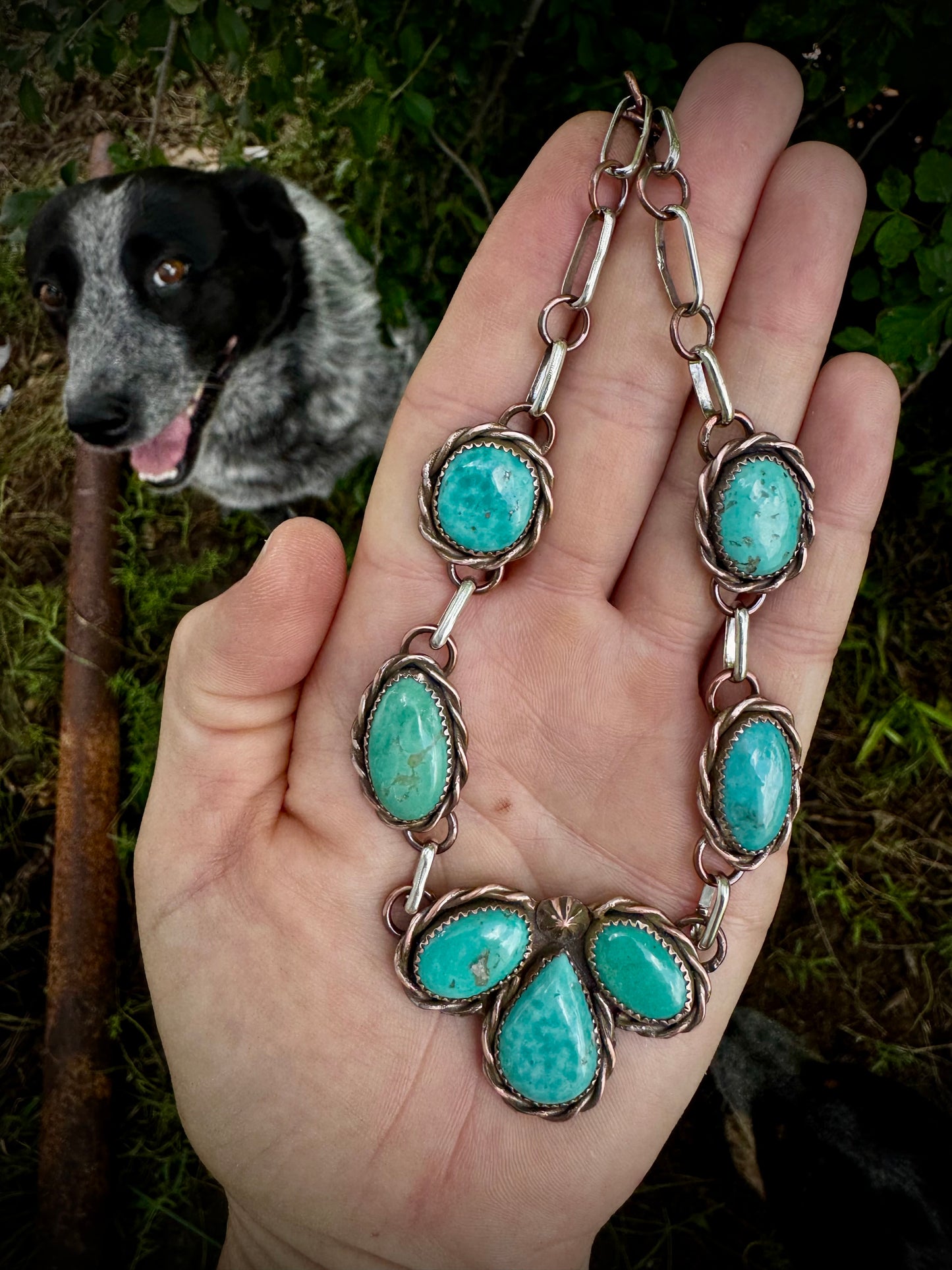 Tyrone Copper Petal Choker Necklace