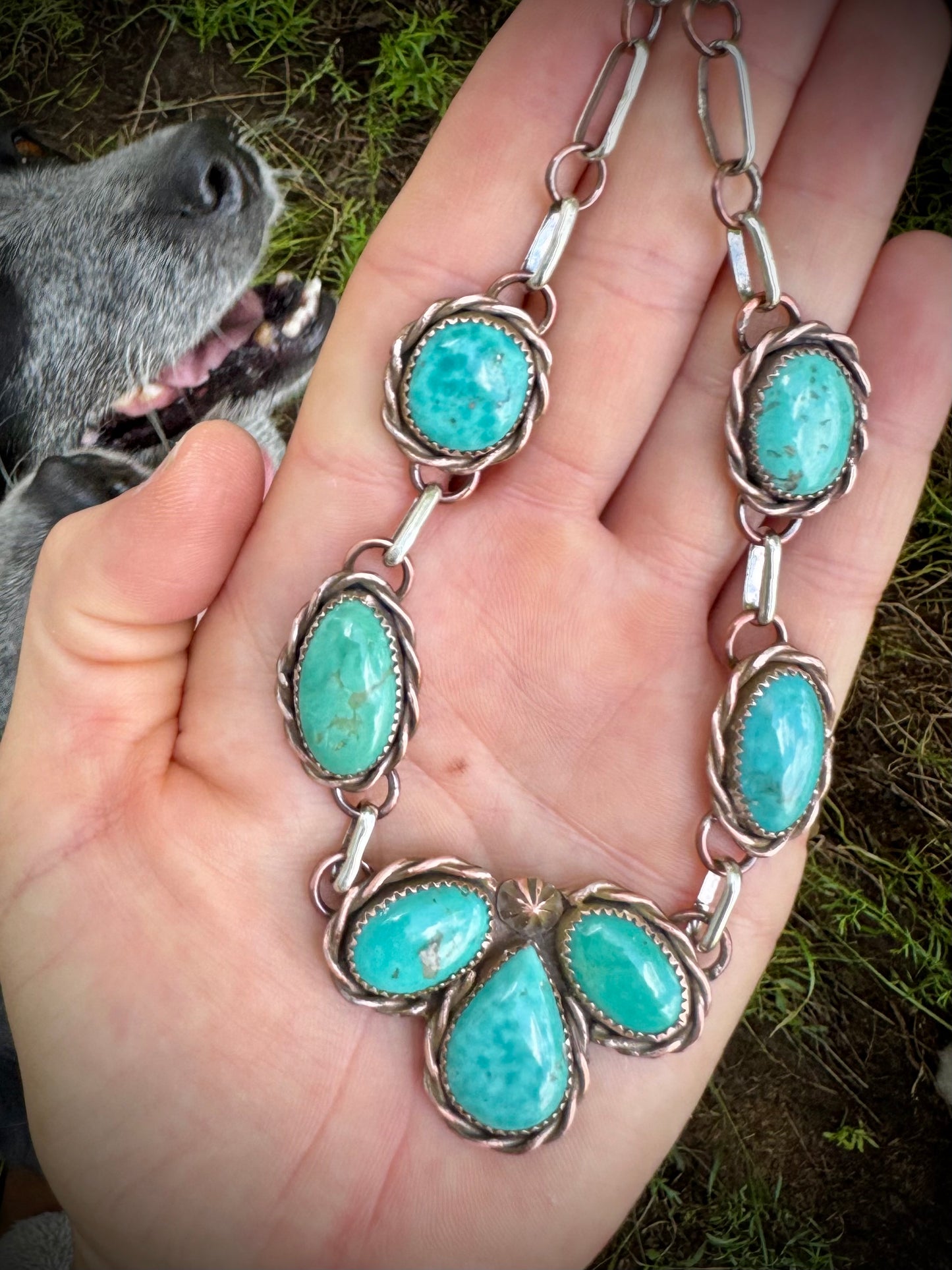 Tyrone Copper Petal Choker Necklace