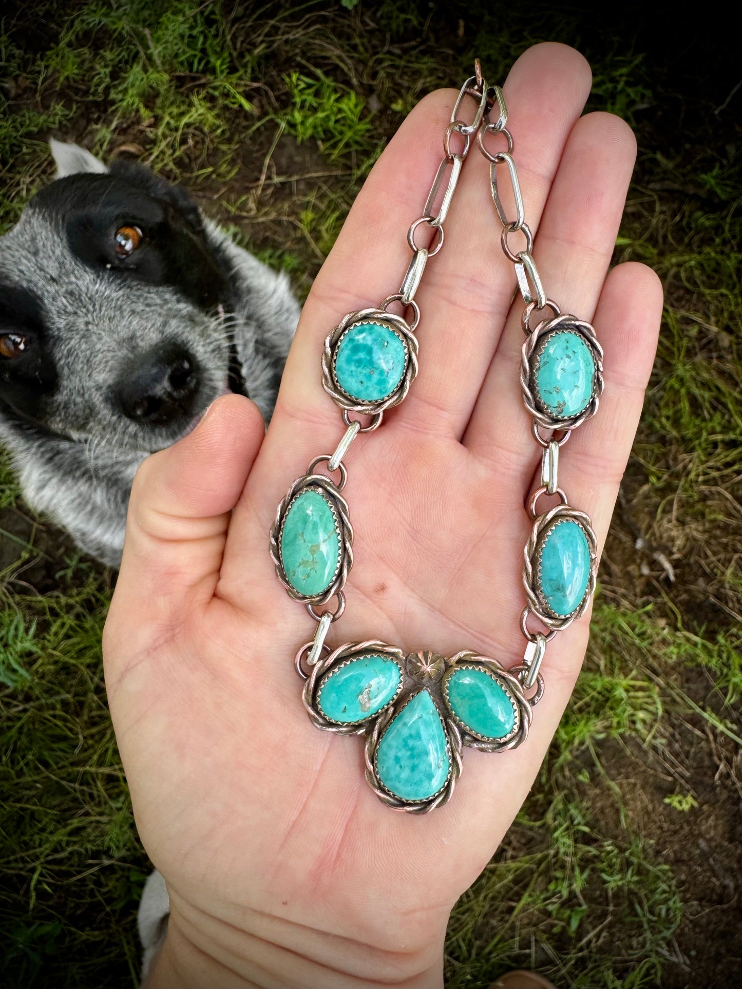 Tyrone Copper Petal Choker Necklace