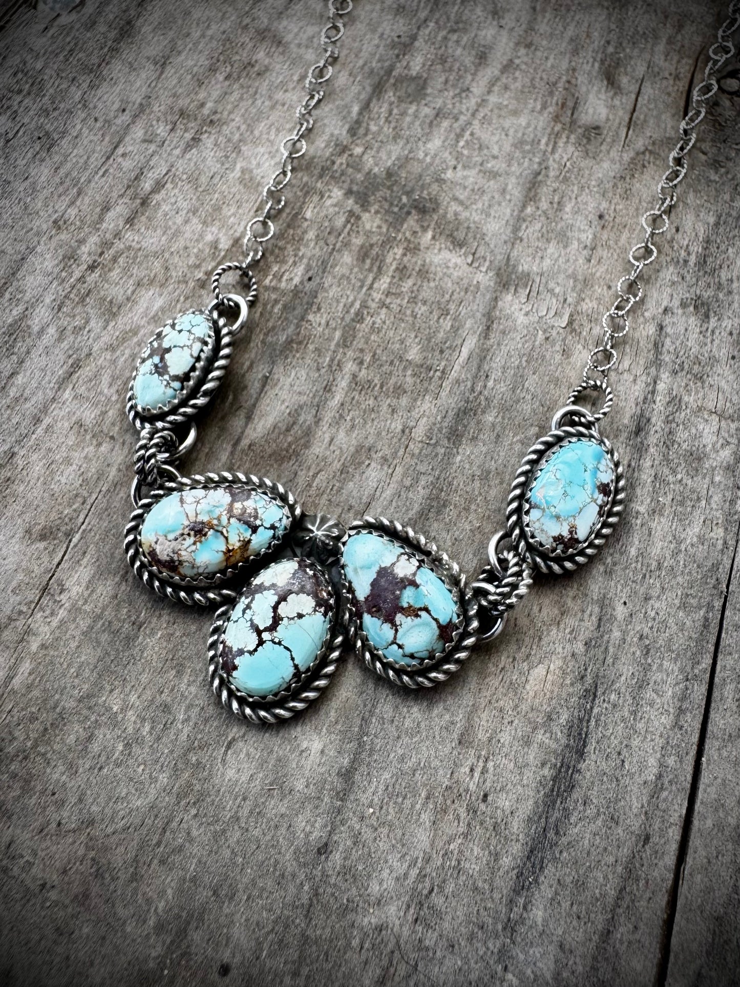 Golden Hills Dainty Cluster Necklace