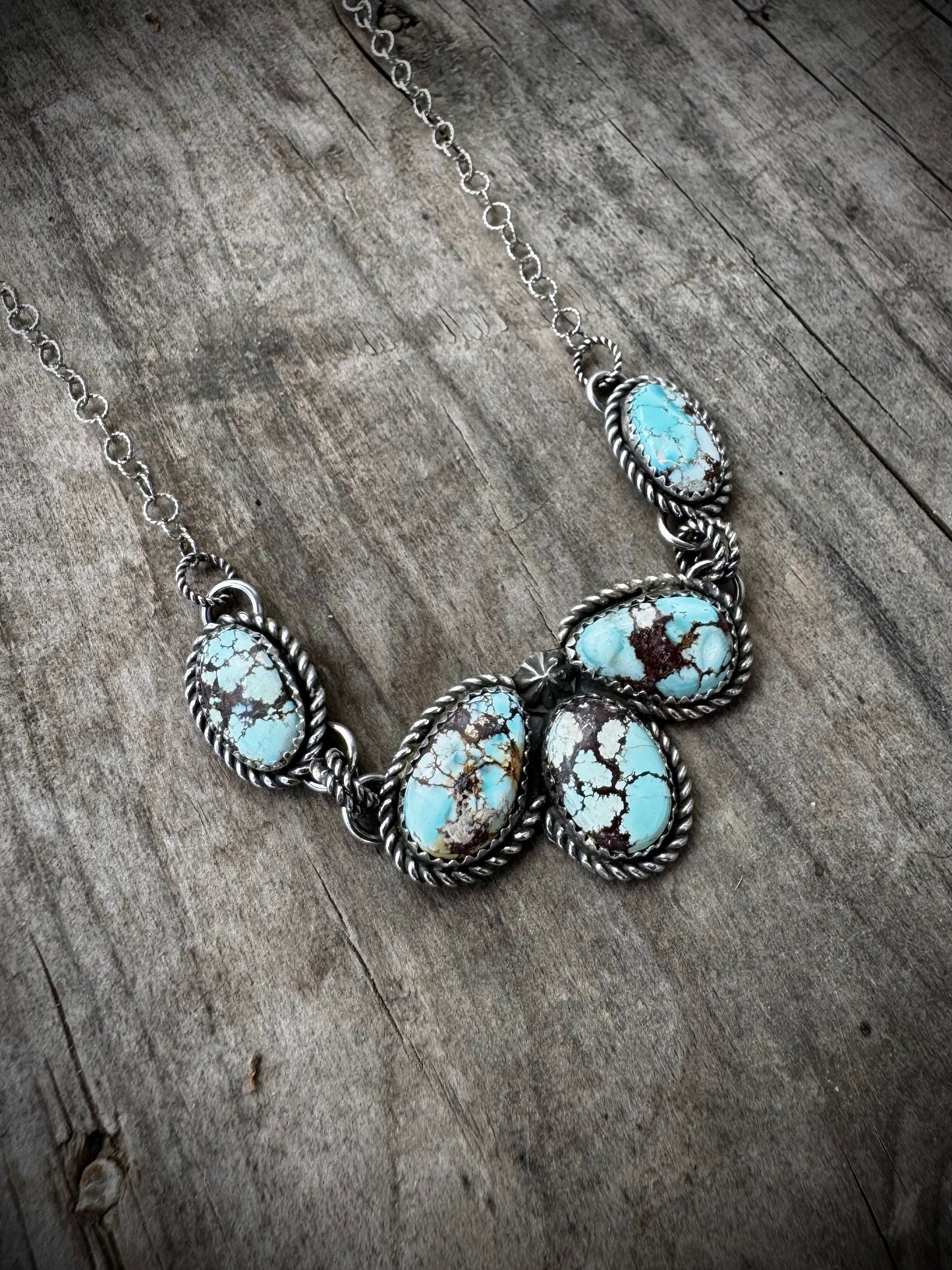 Golden Hills Dainty Cluster Necklace