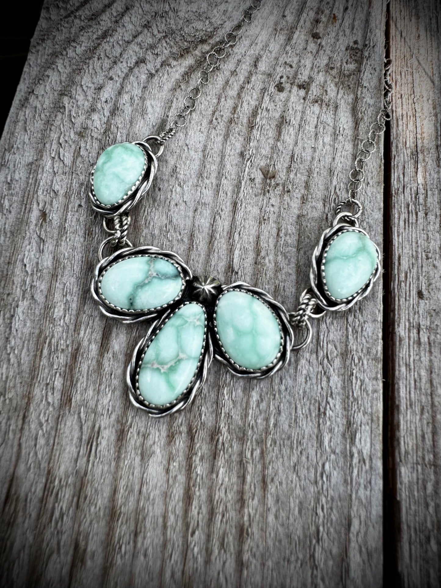 Paloma Dainty Cluster Necklace