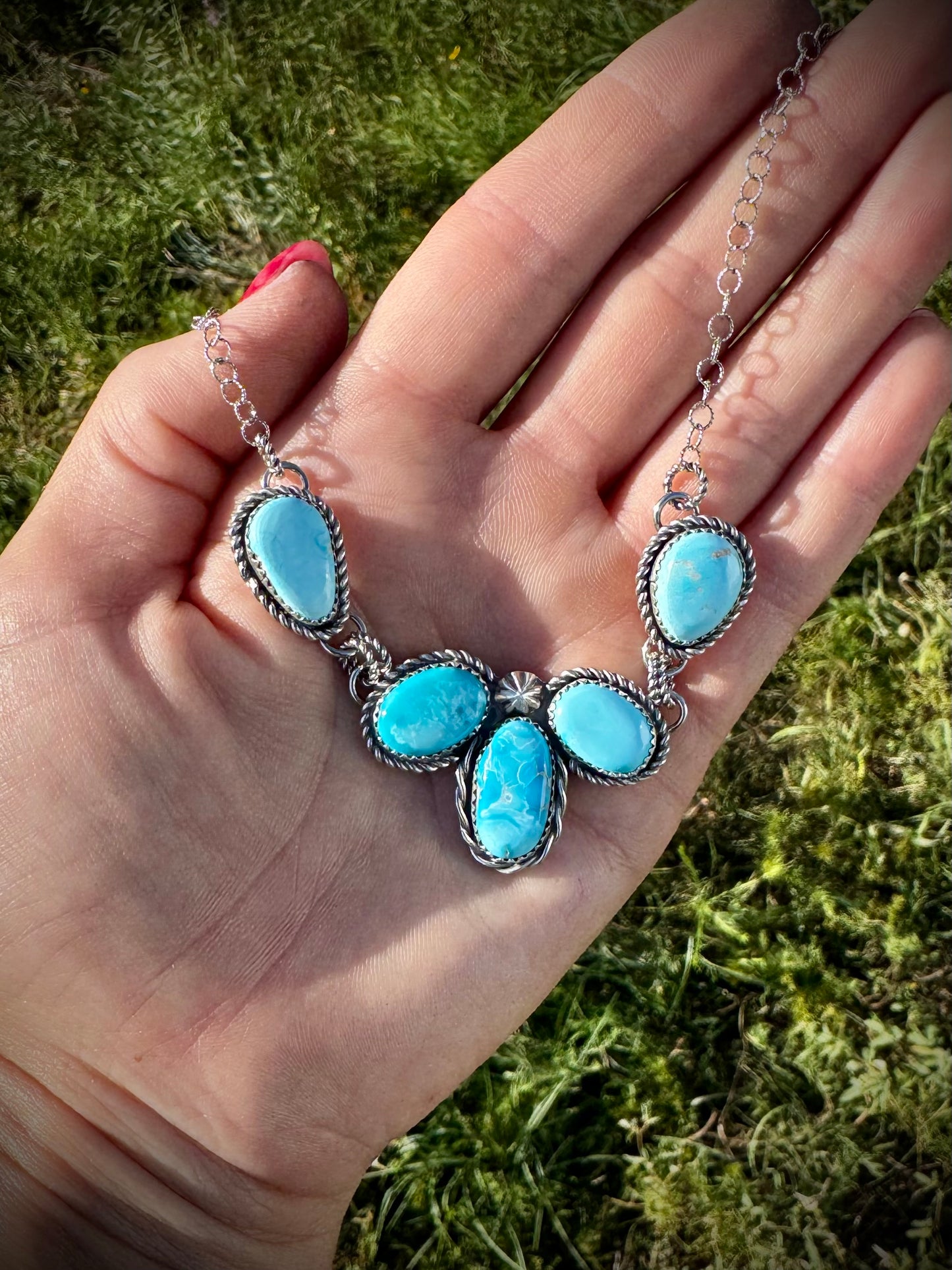 Blue Ridge Dainty Cluster Necklace