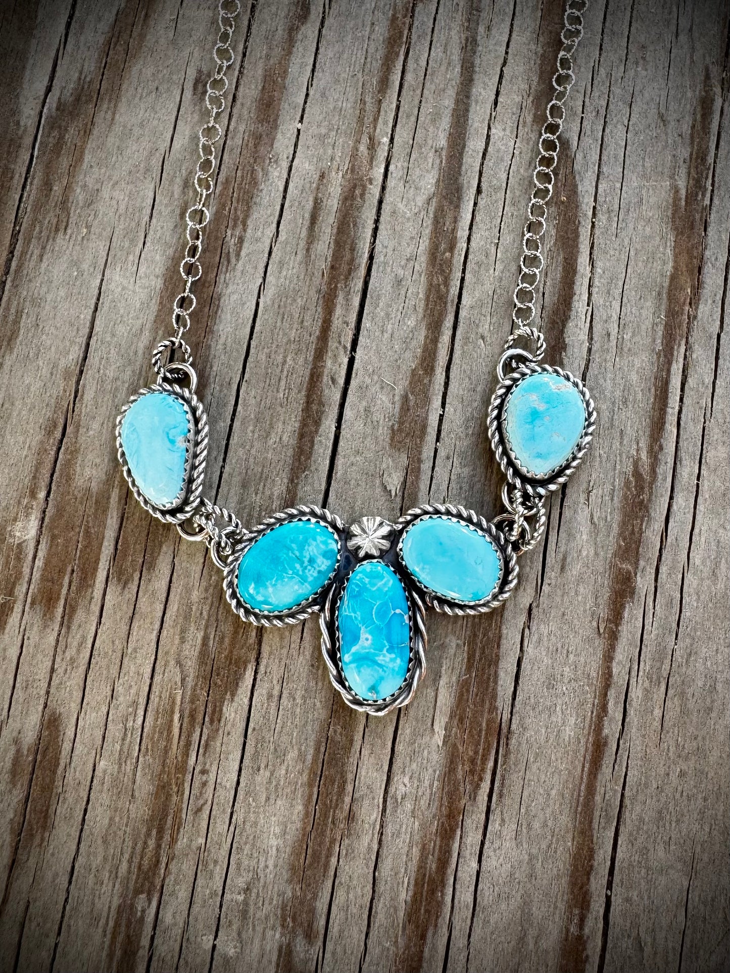 Blue Ridge Dainty Cluster Necklace