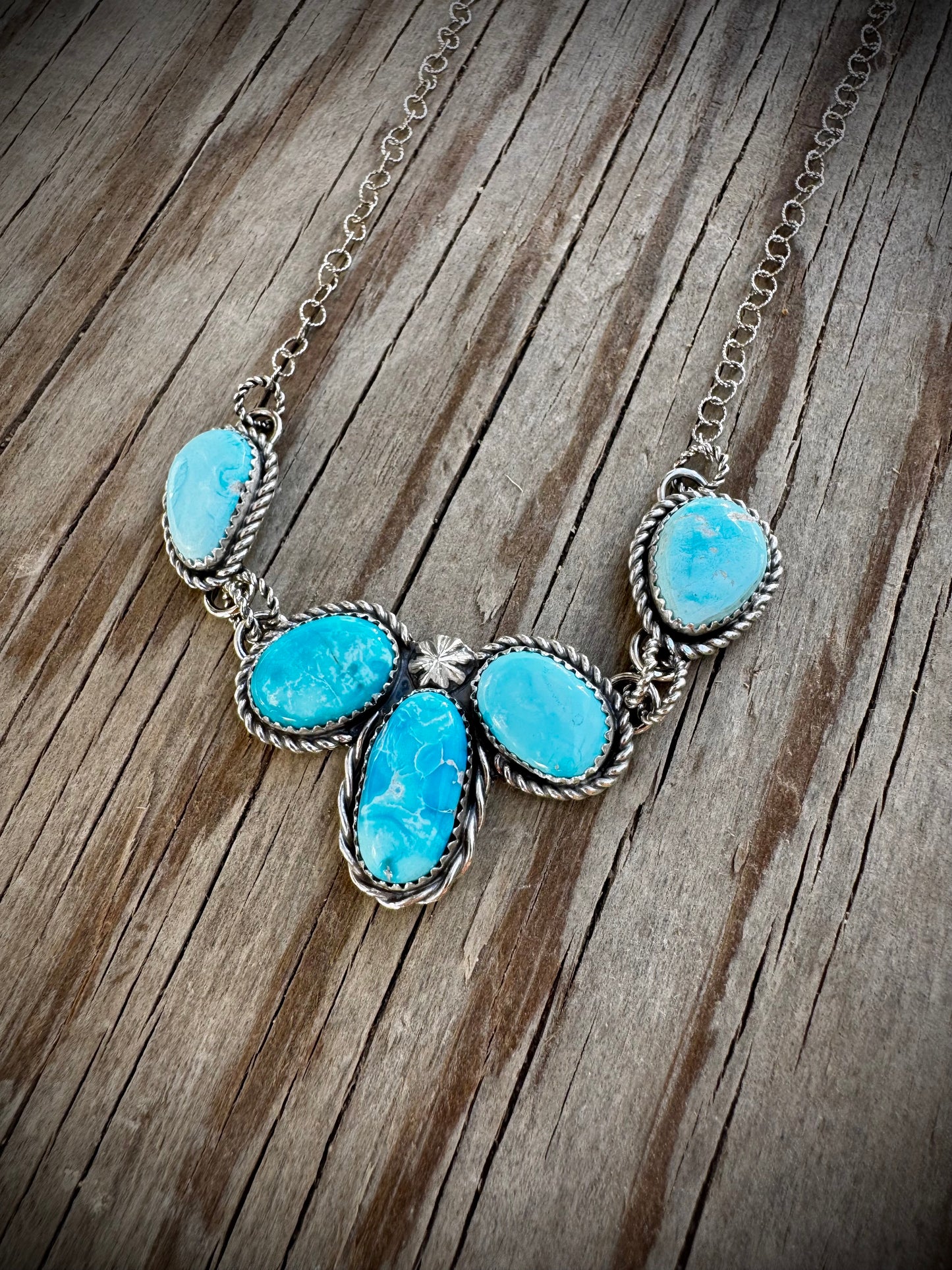 Blue Ridge Dainty Cluster Necklace