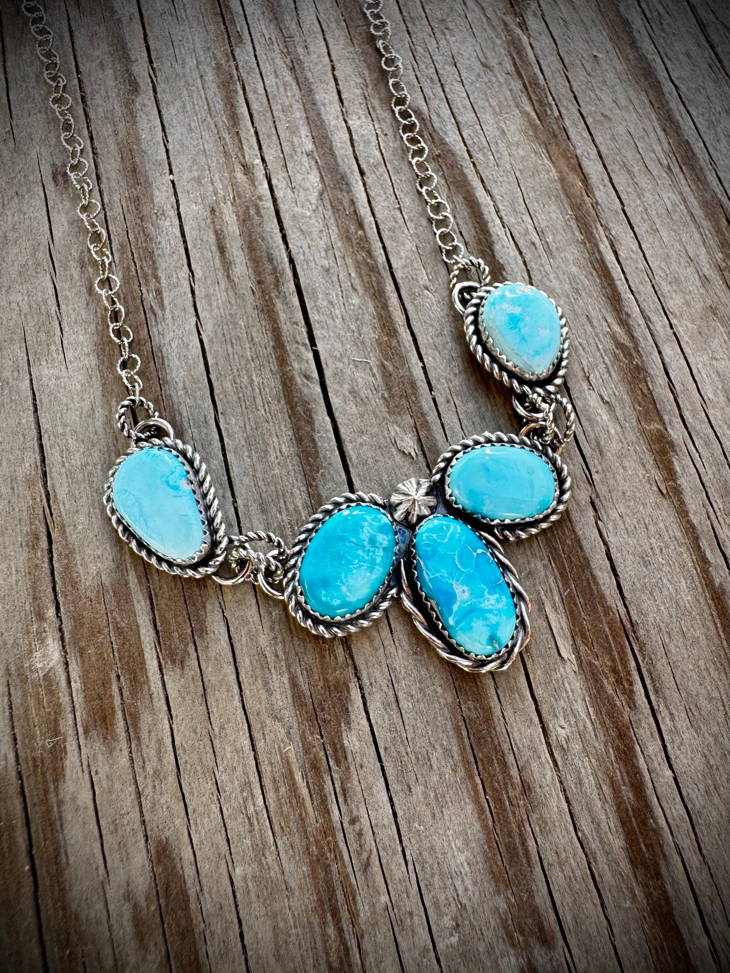 Blue Ridge Dainty Cluster Necklace