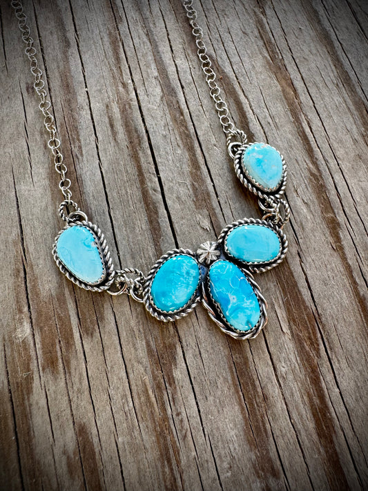 Blue Ridge Dainty Cluster Necklace