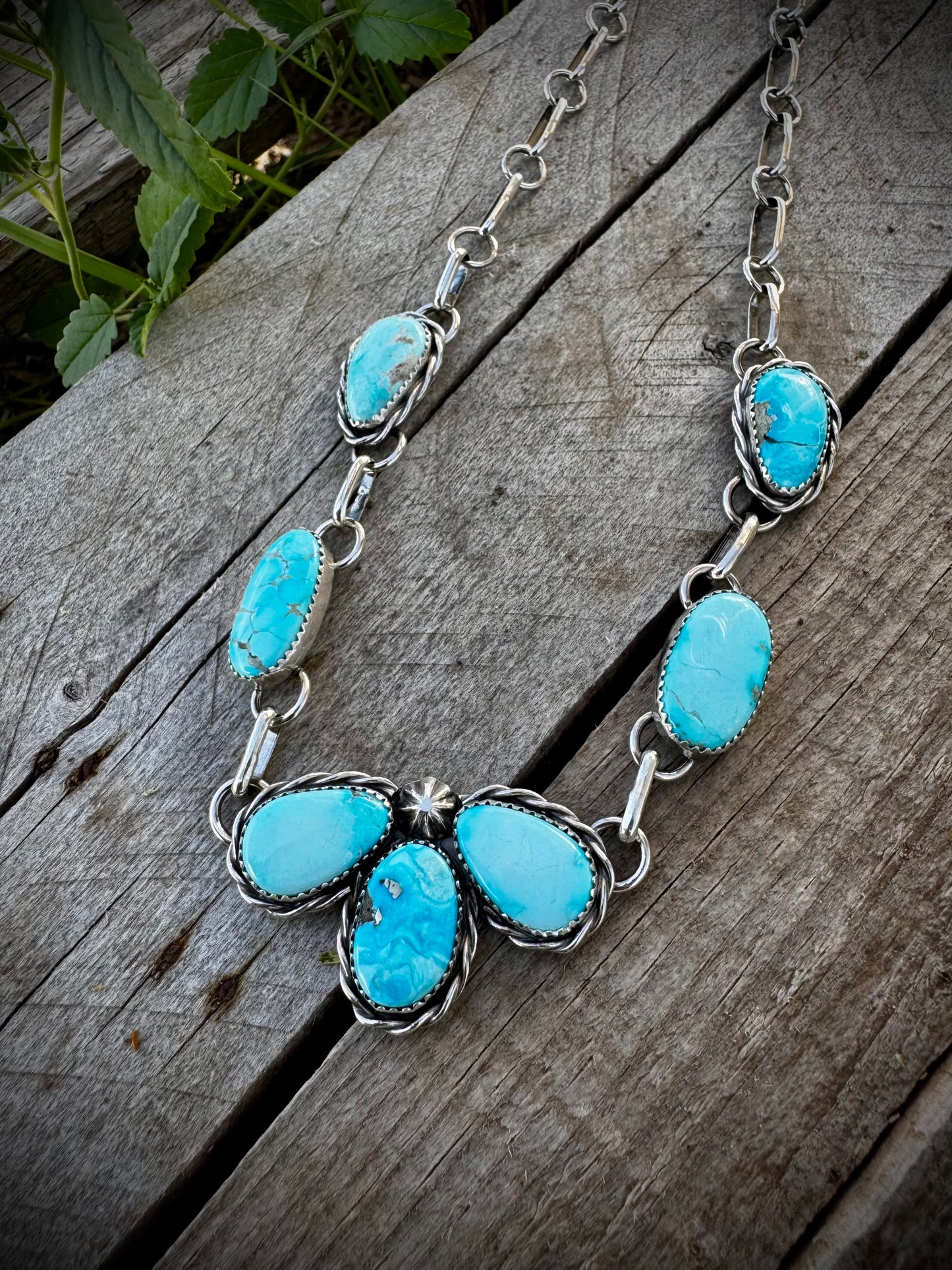Blue Ridge Petal Choker Necklace