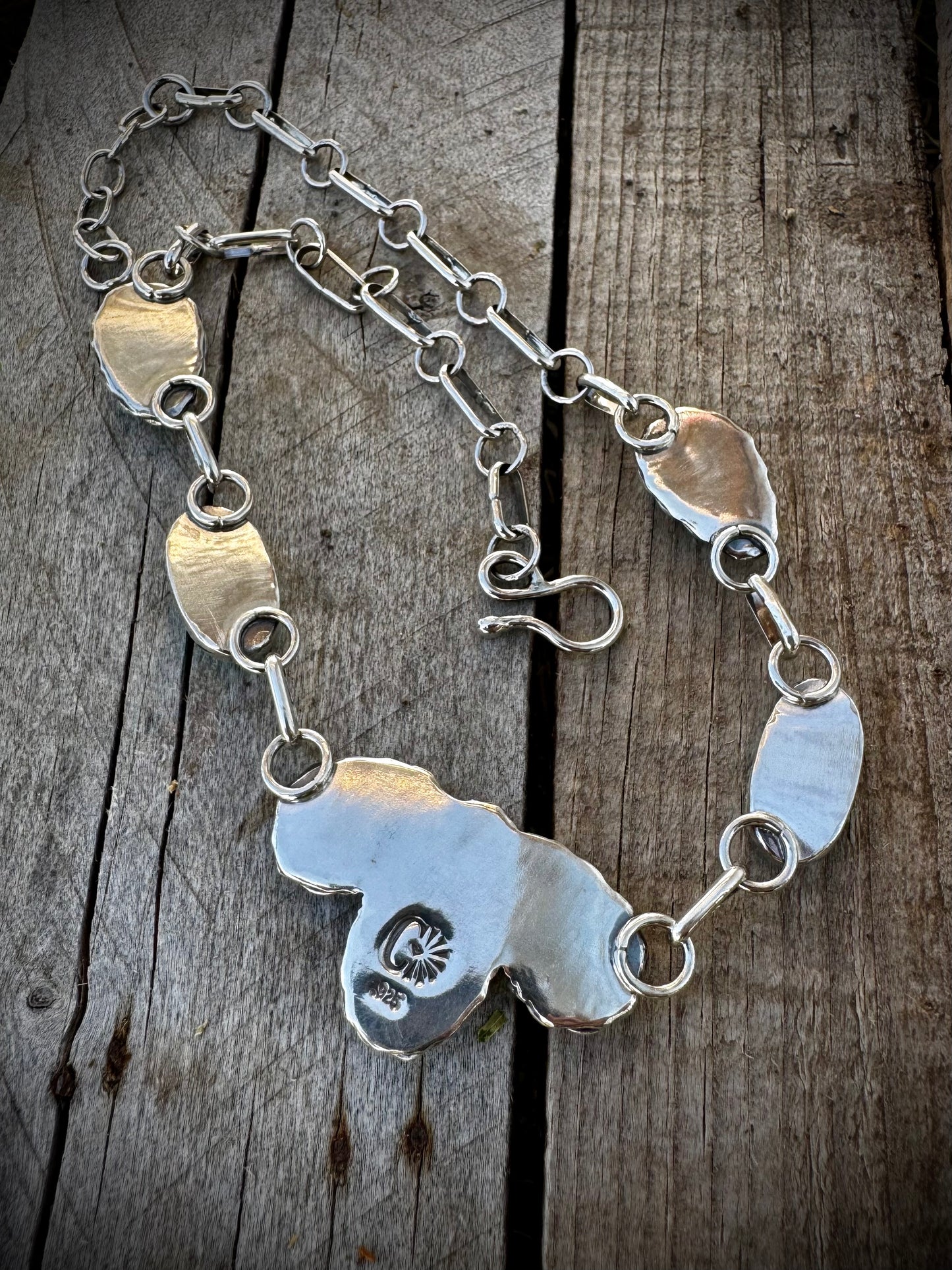 Blue Ridge Petal Choker Necklace