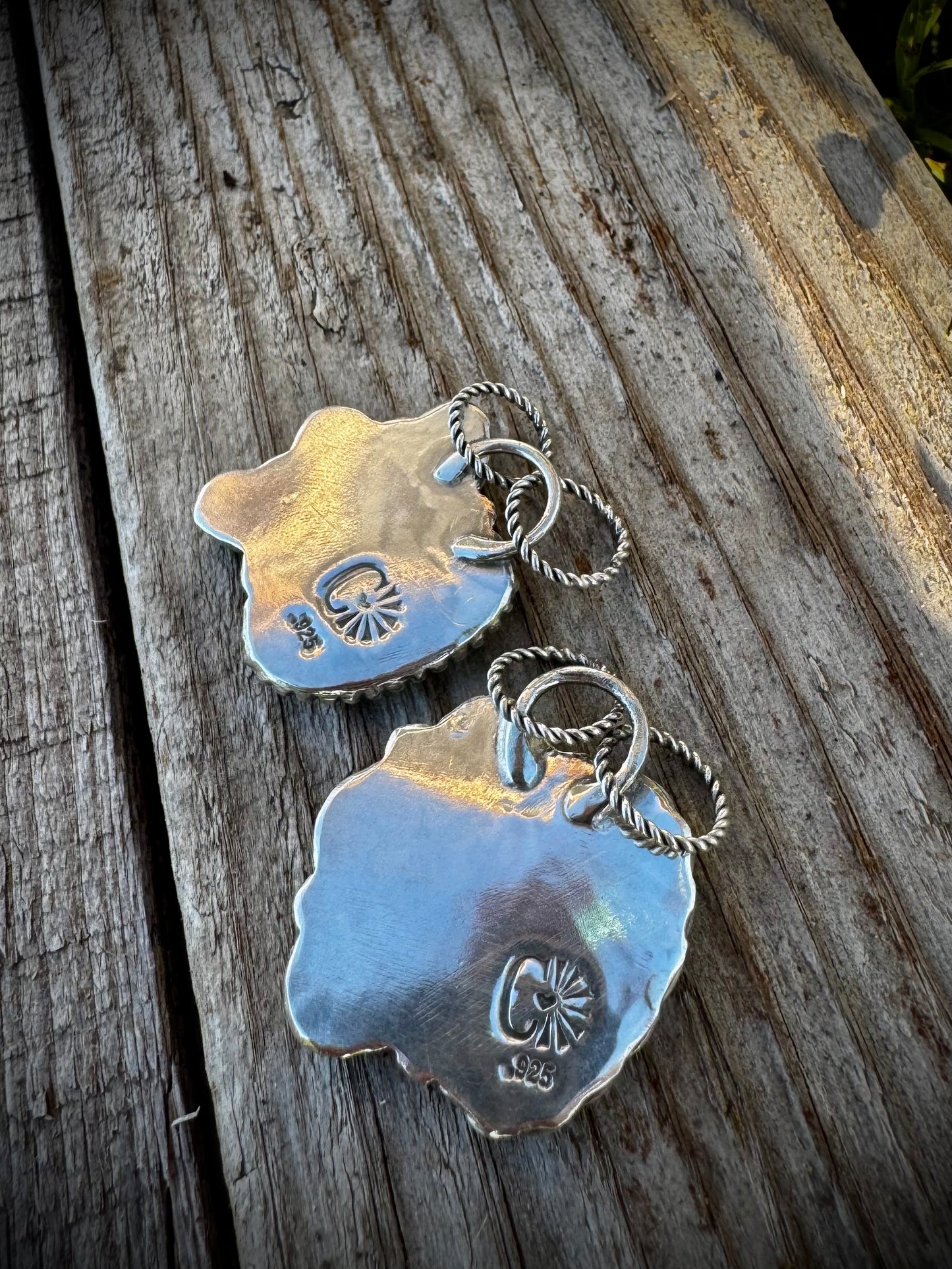 Sterling Opal Pendants