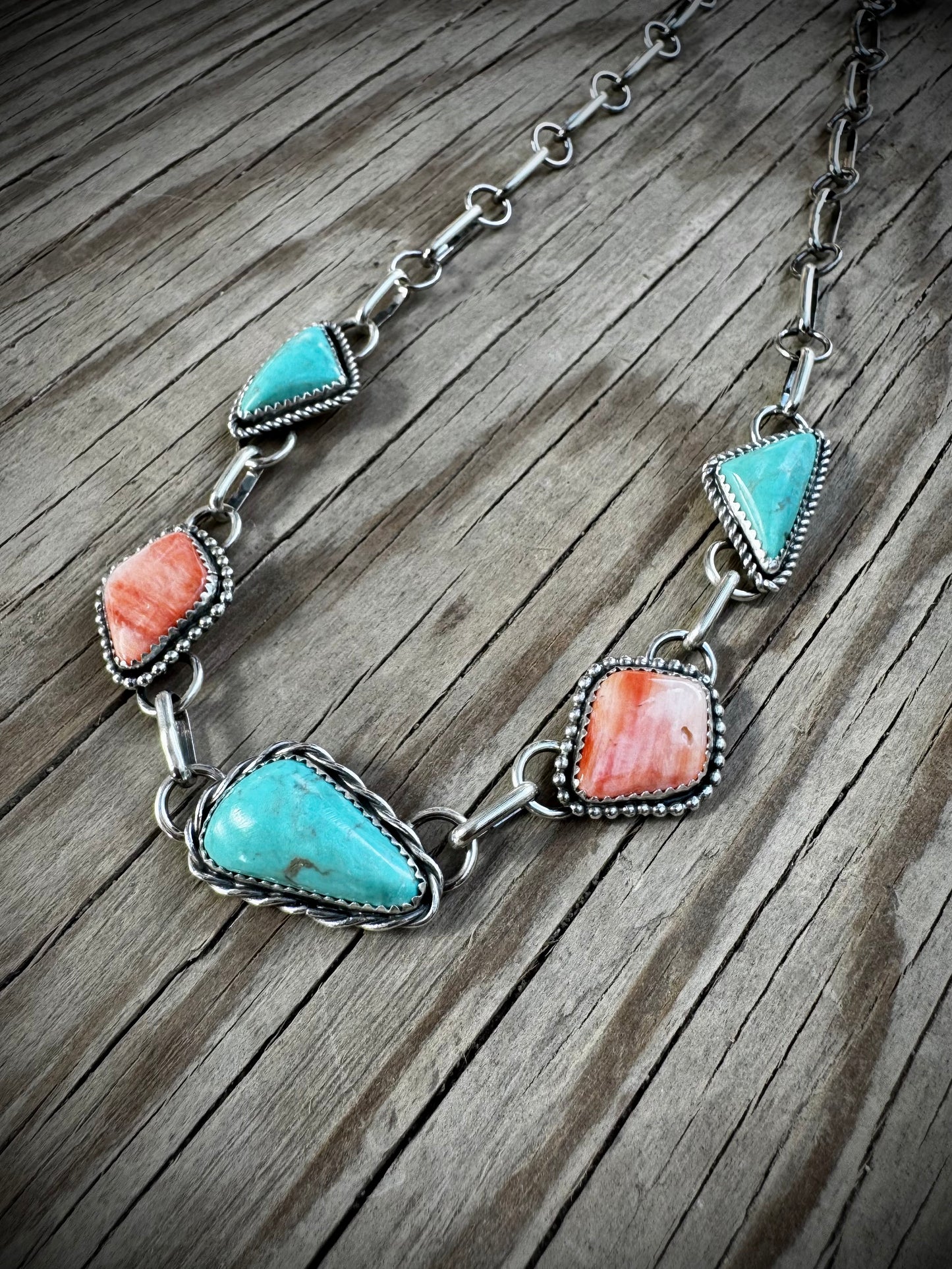 Elisa and Orange Spiny Choker