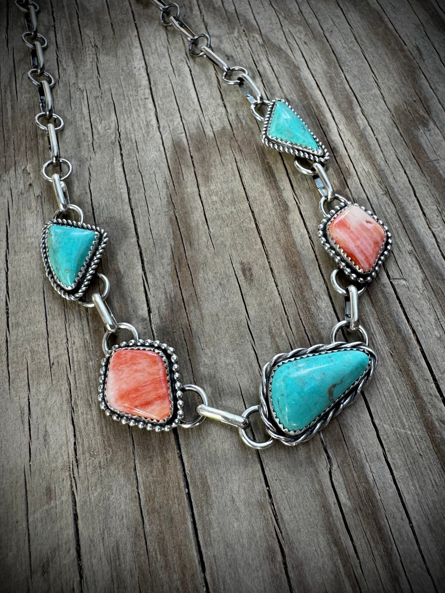 Elisa and Orange Spiny Choker