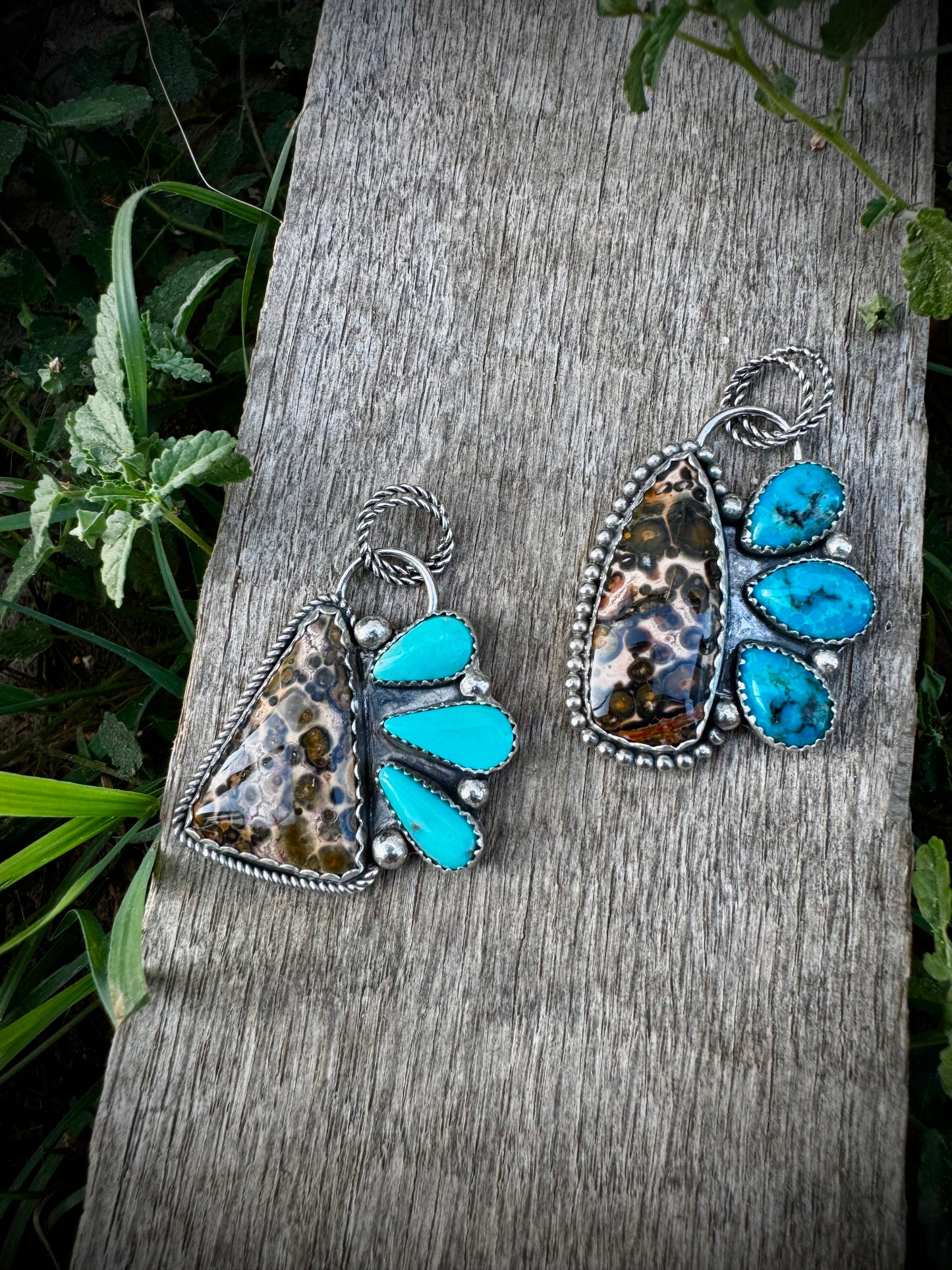 Leopard Jasper Pendants